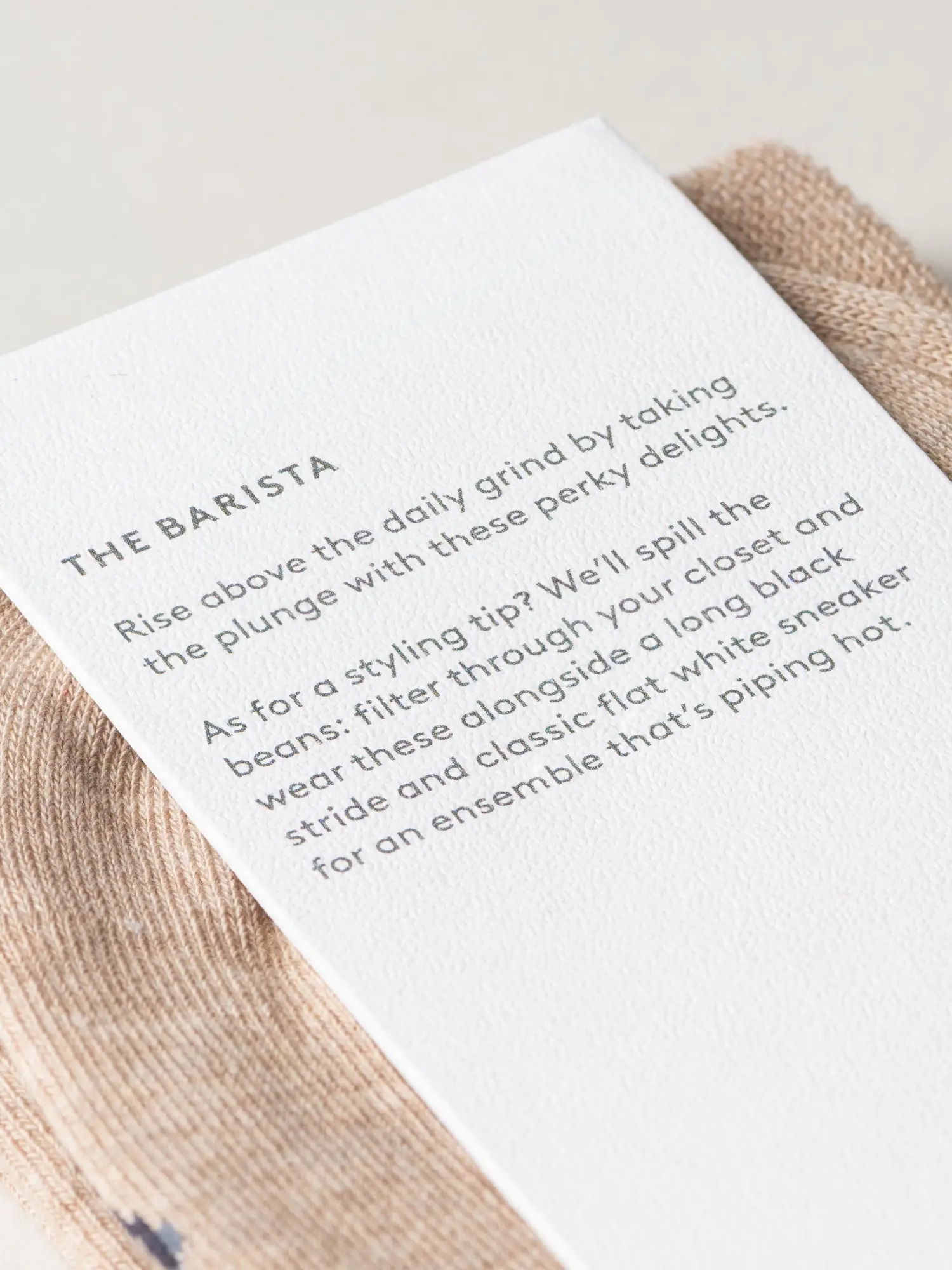 The Barista Oat Socks - Image 4