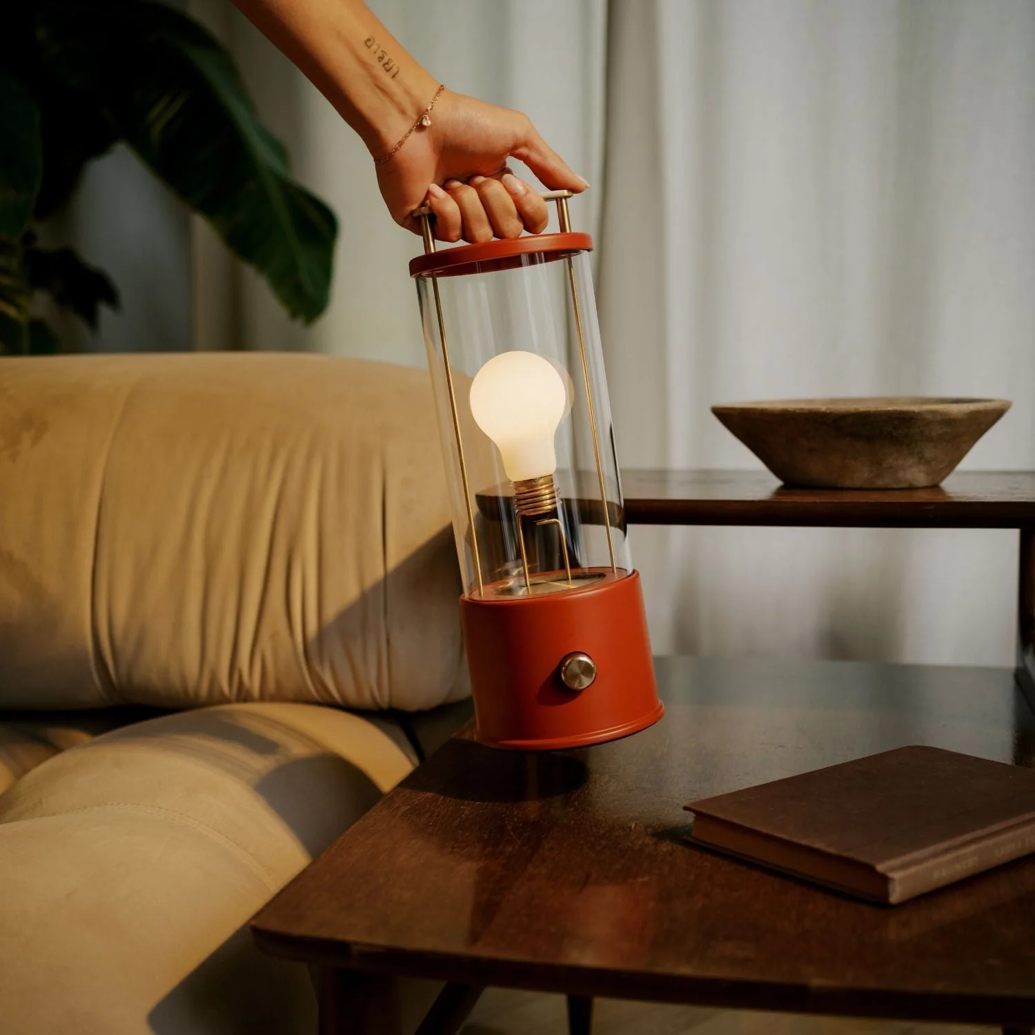 The Muse Portable Lamp in Pomona Red - Image 2