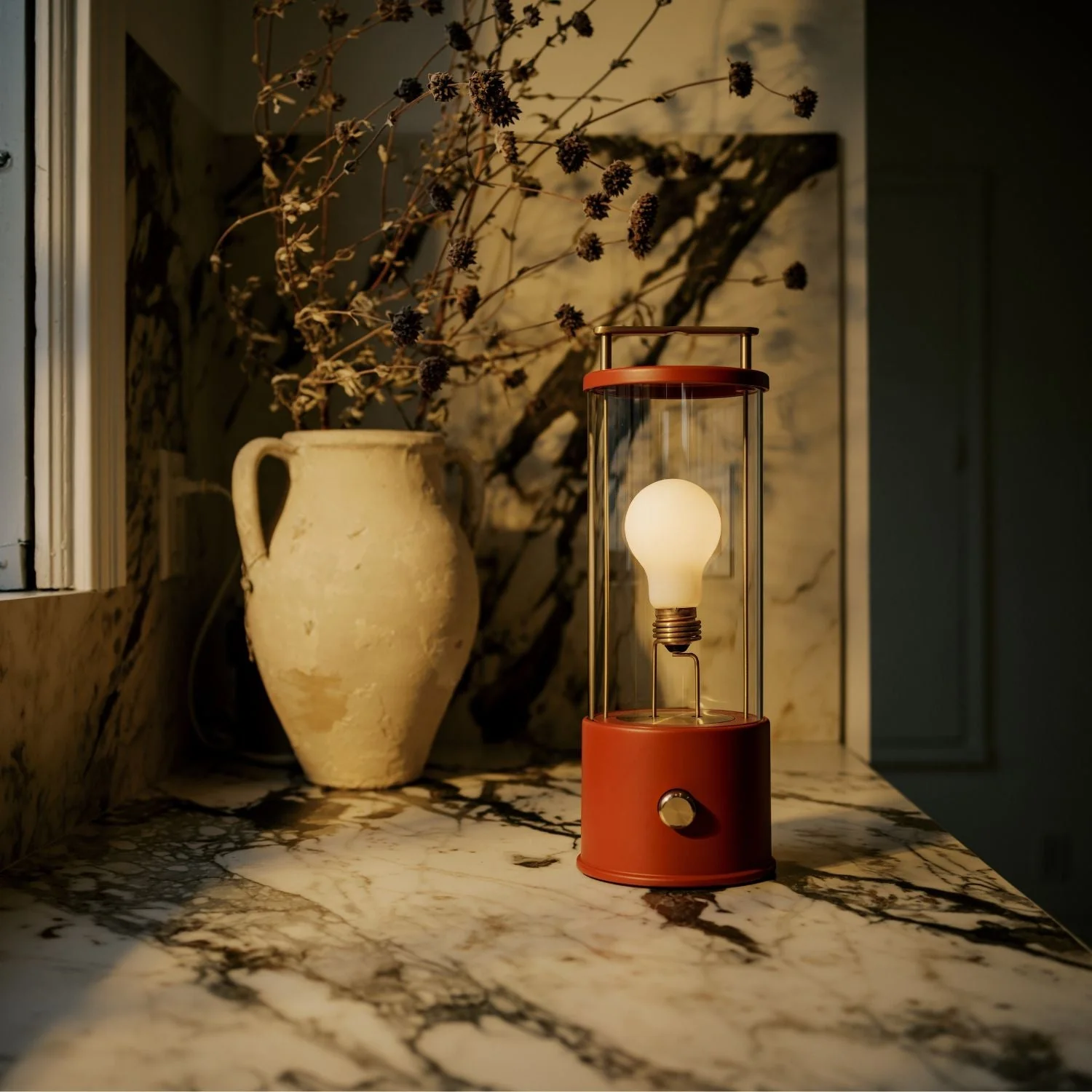 The Muse Portable Lamp in Pomona Red - Image 4