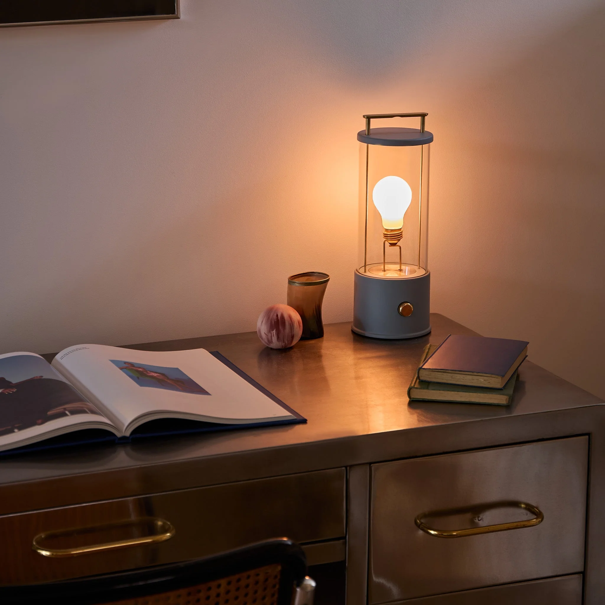 The Muse Portable Lamp in Selvedge Blue - Image 3