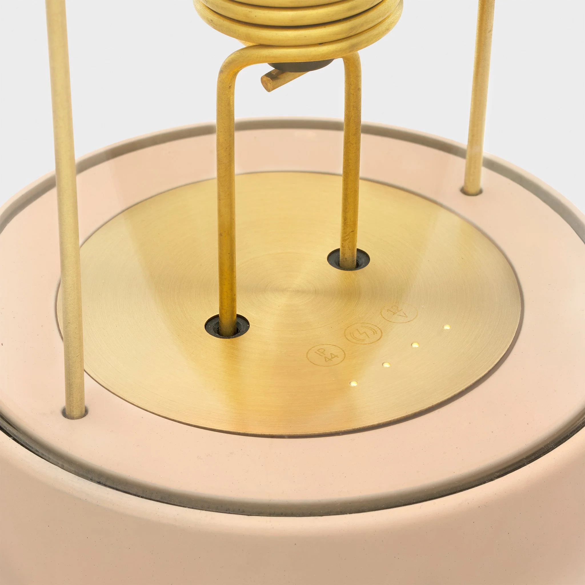The Muse Portable Lamp in Setting Plaster Pink - Image 8