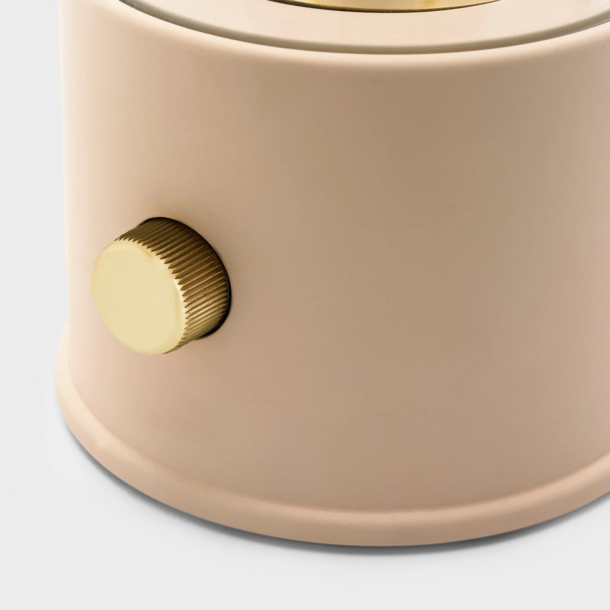 The Muse Portable Lamp in Setting Plaster Pink - Set of 2 - Image 4