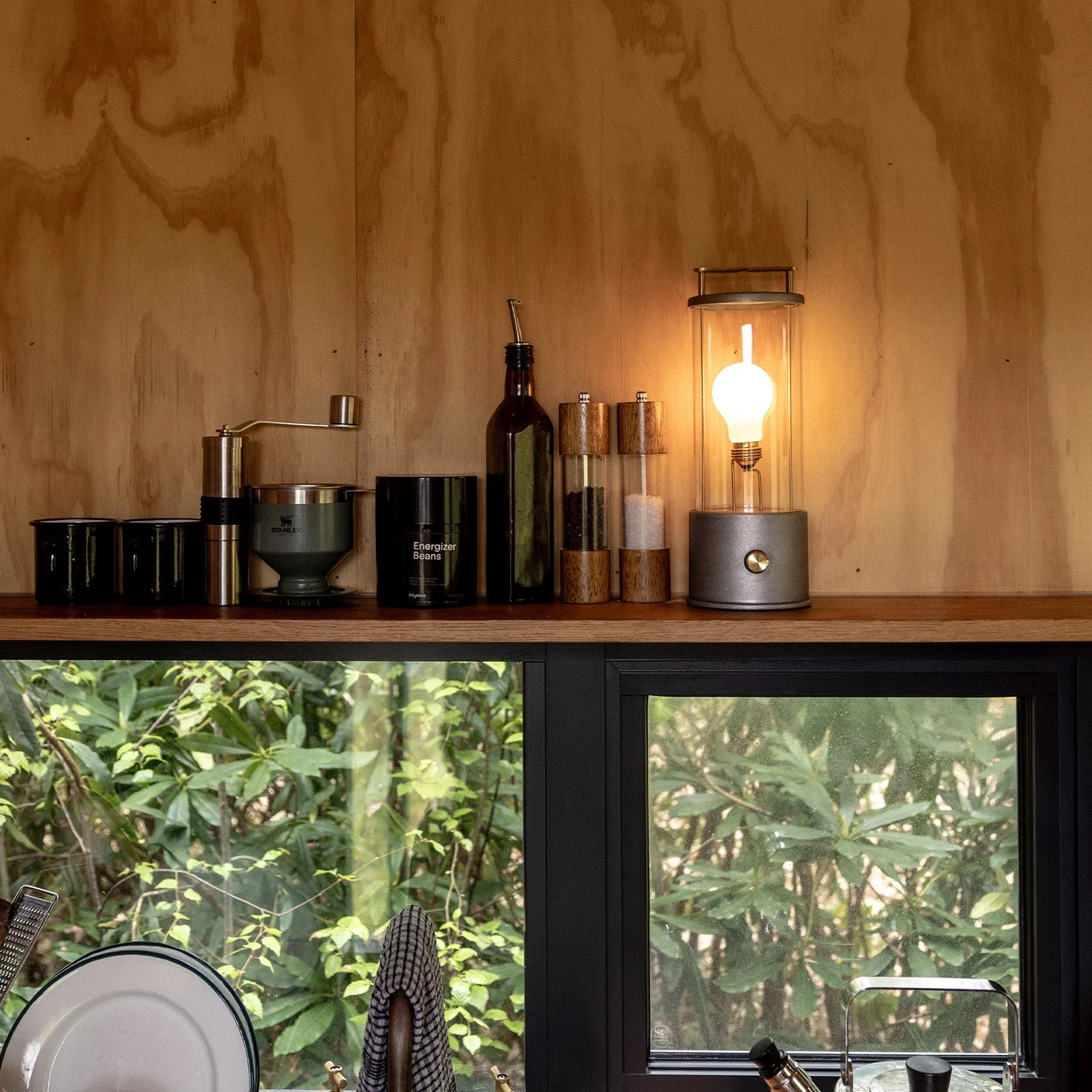 The Rugged Muse Portable Lamp in Raw Aluminium - Image 2