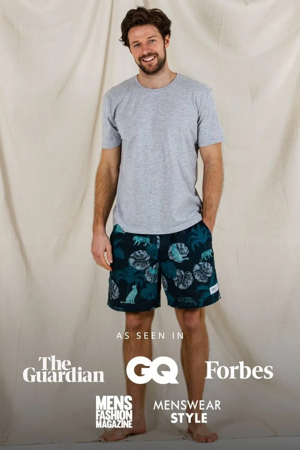 The Tropics Mens Pyjama Shorts - Image 6