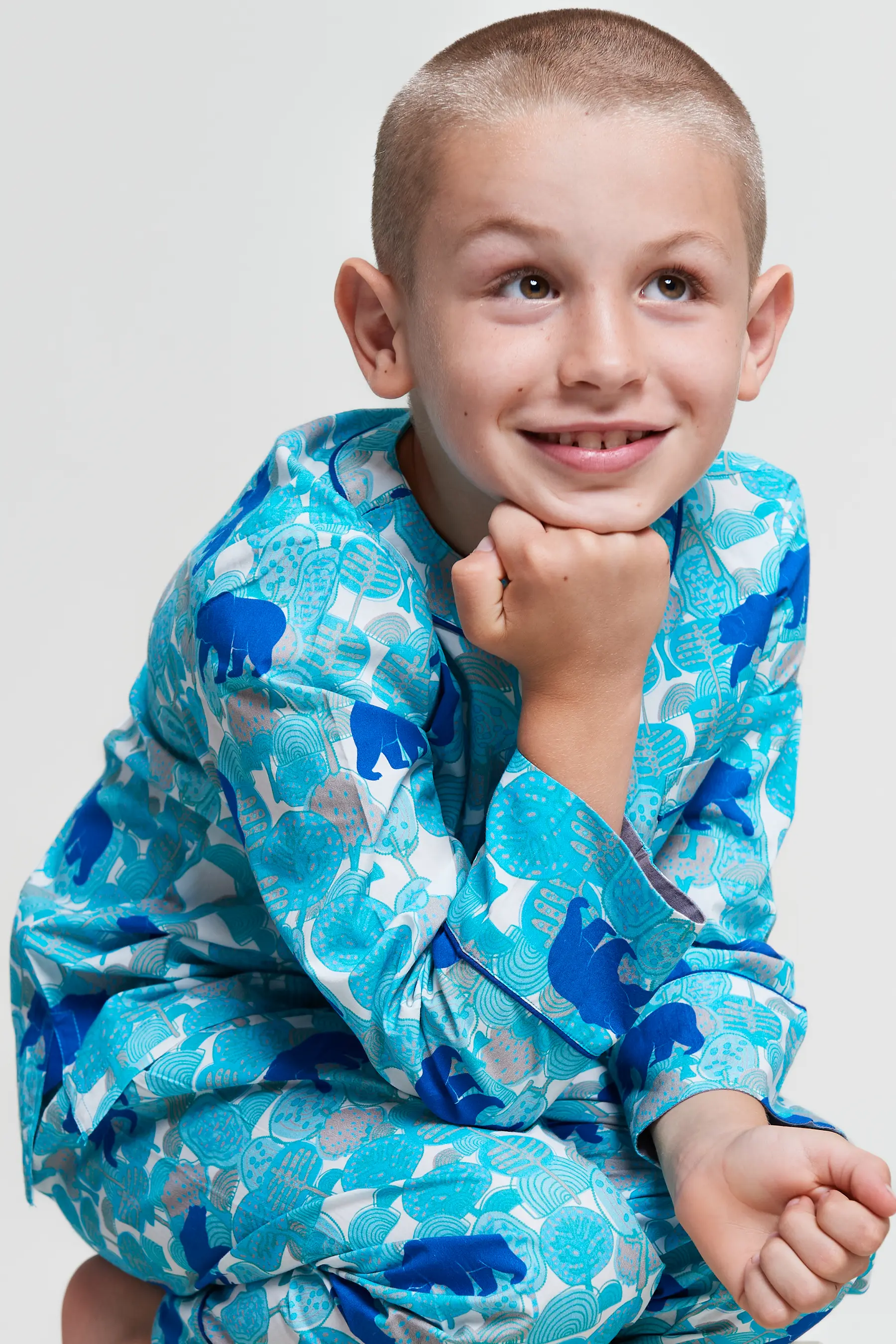 the wandering bear Kids Organic Cotton Pyjama Trouser Set - Image 3