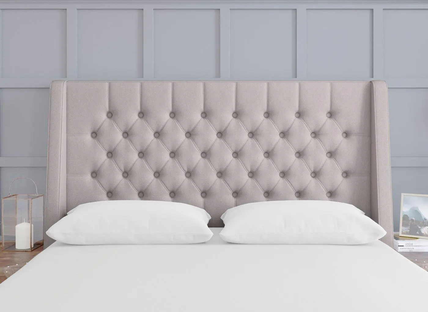 TheraPur Buckler Headboard - Silver