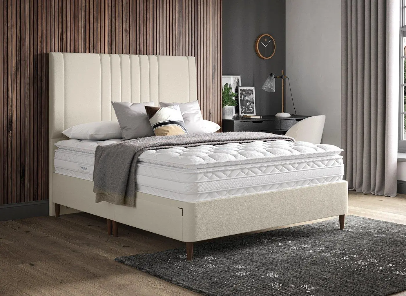 TheraPur® Shallow Divan Base - Cream