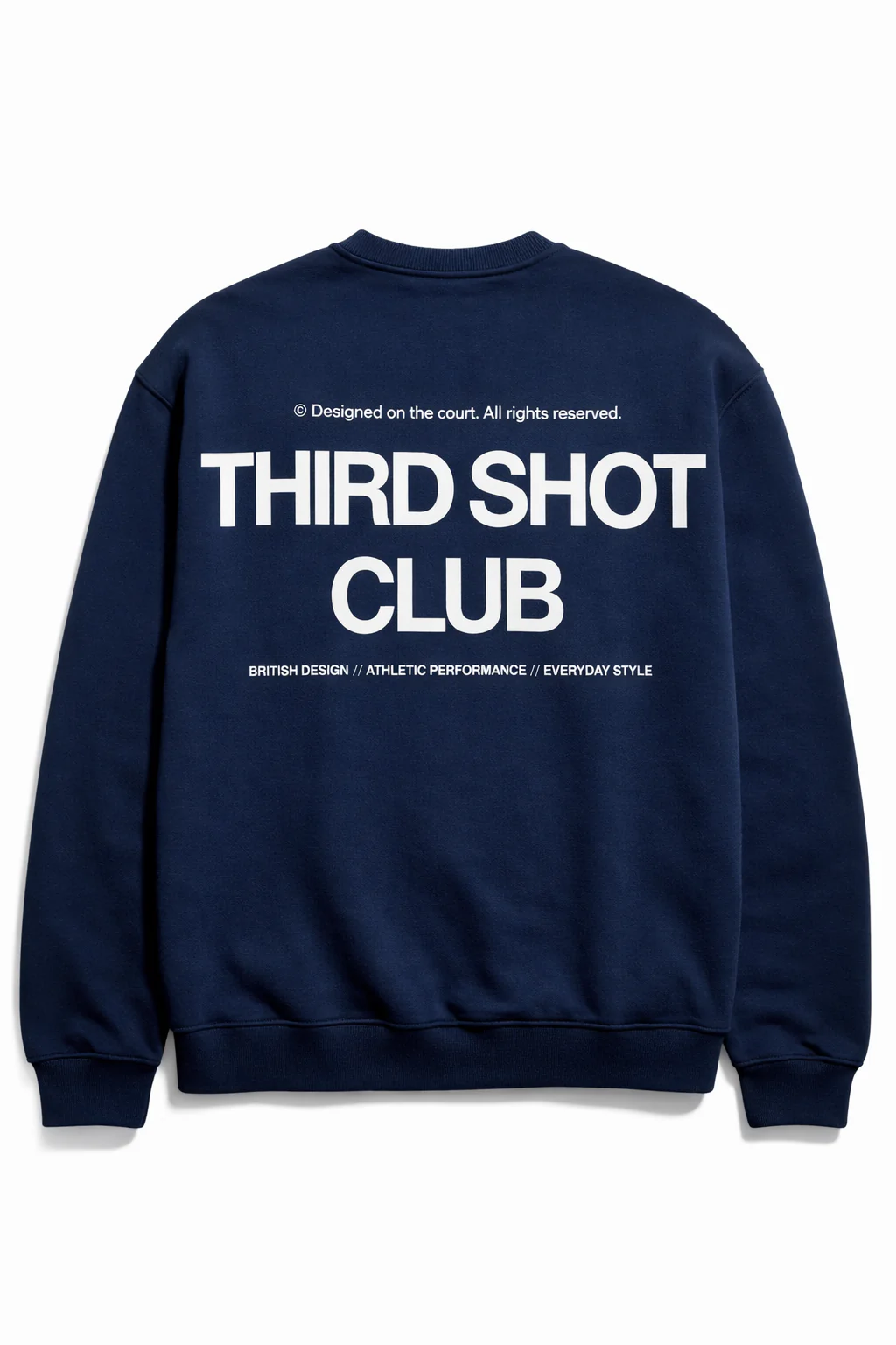 Third Shot Club Oversized Crew - Cream - Image 6