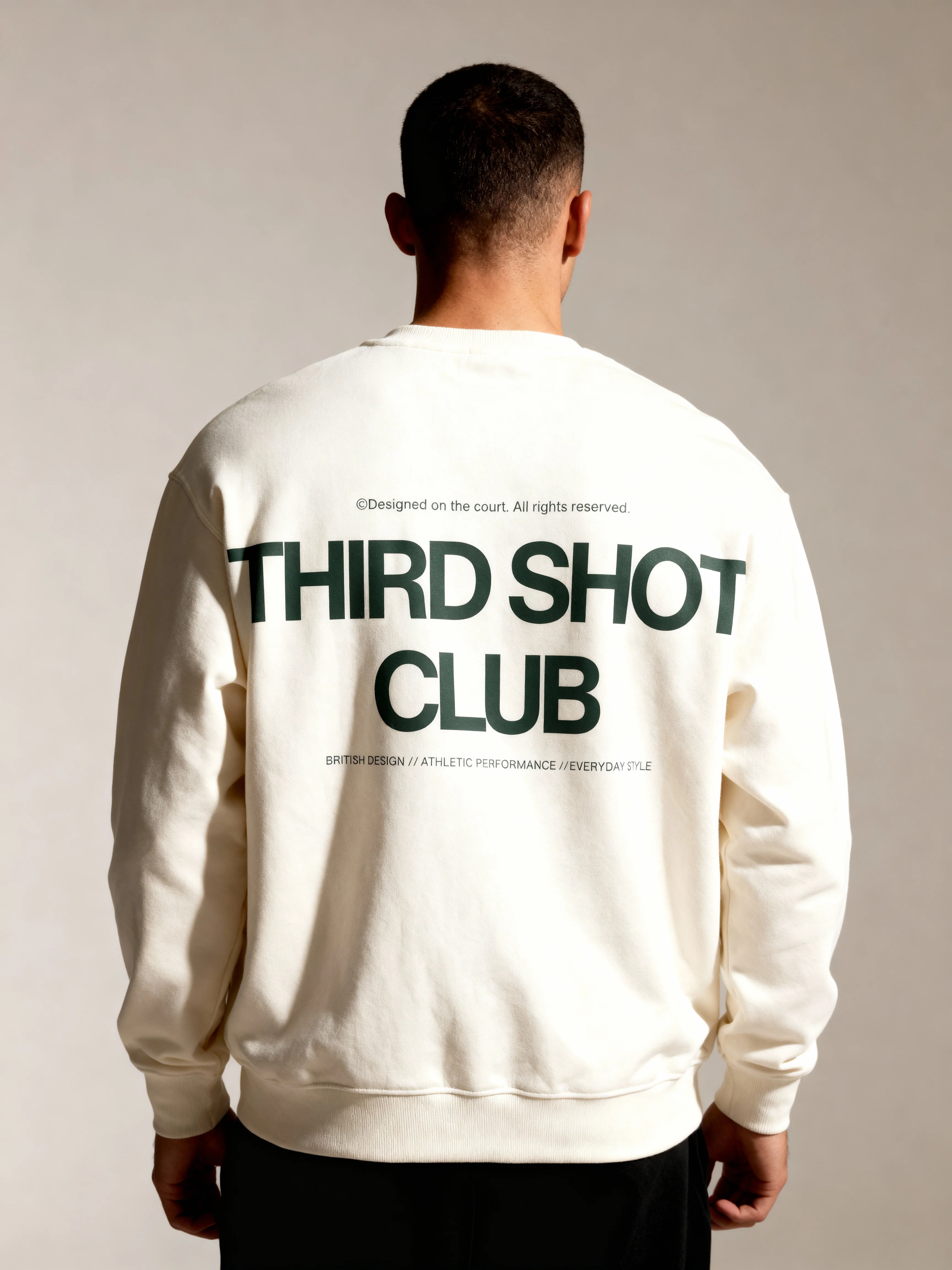 Third Shot Club Oversized Crew - Navy - Image 4