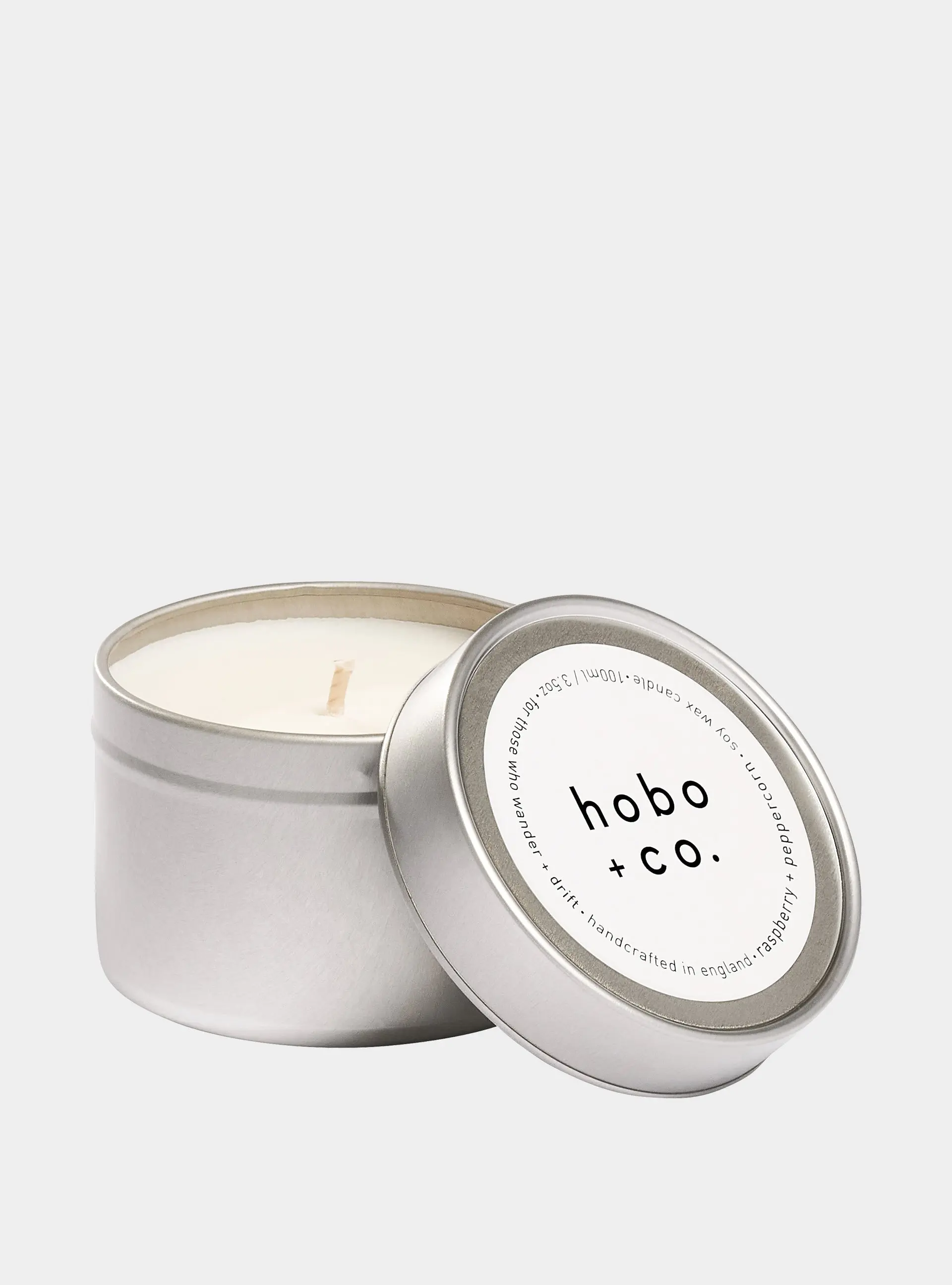 Travel Size Raspberry and Peppercorn Candle