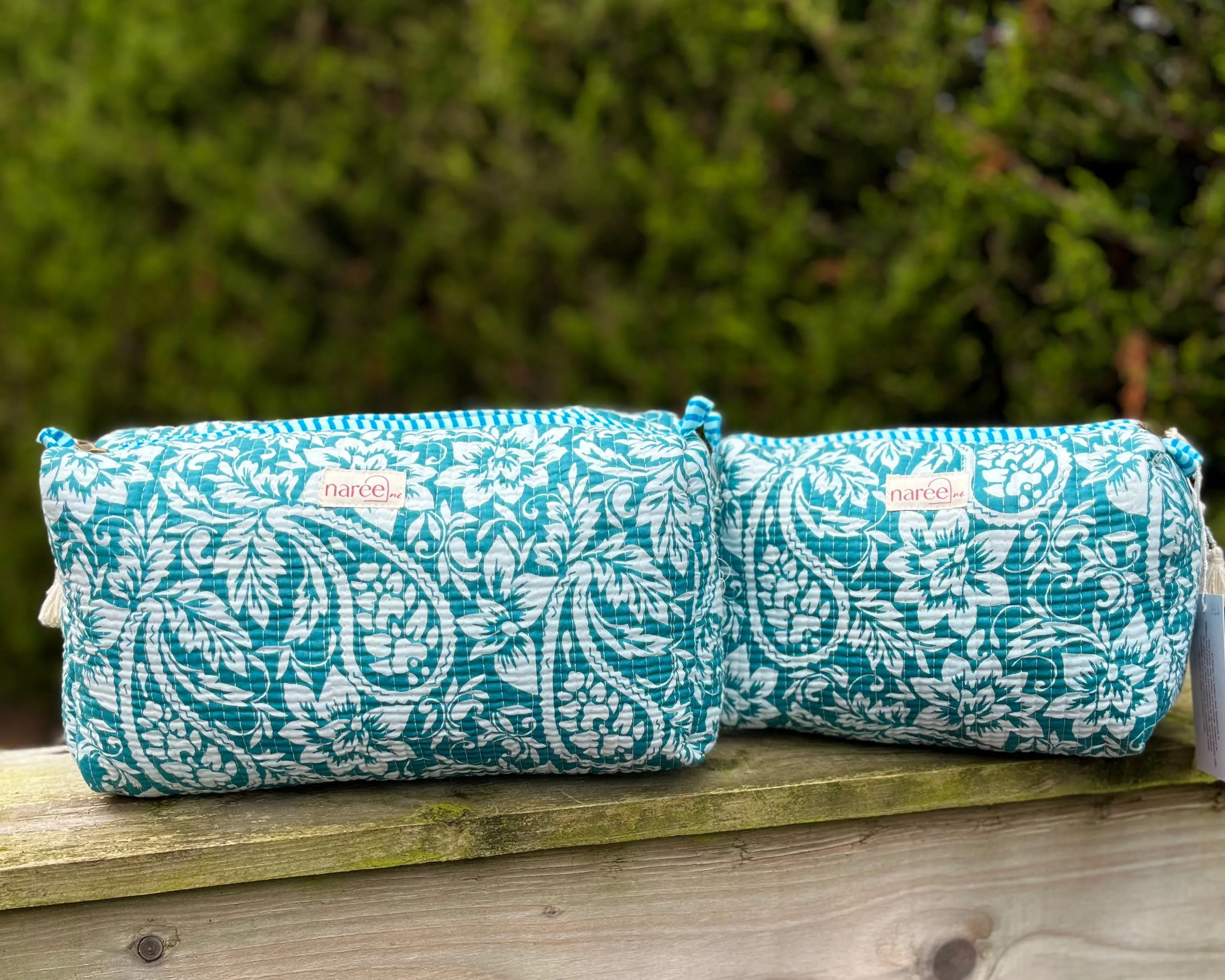 Tulsi Quilted Make Up Bag - Image 5