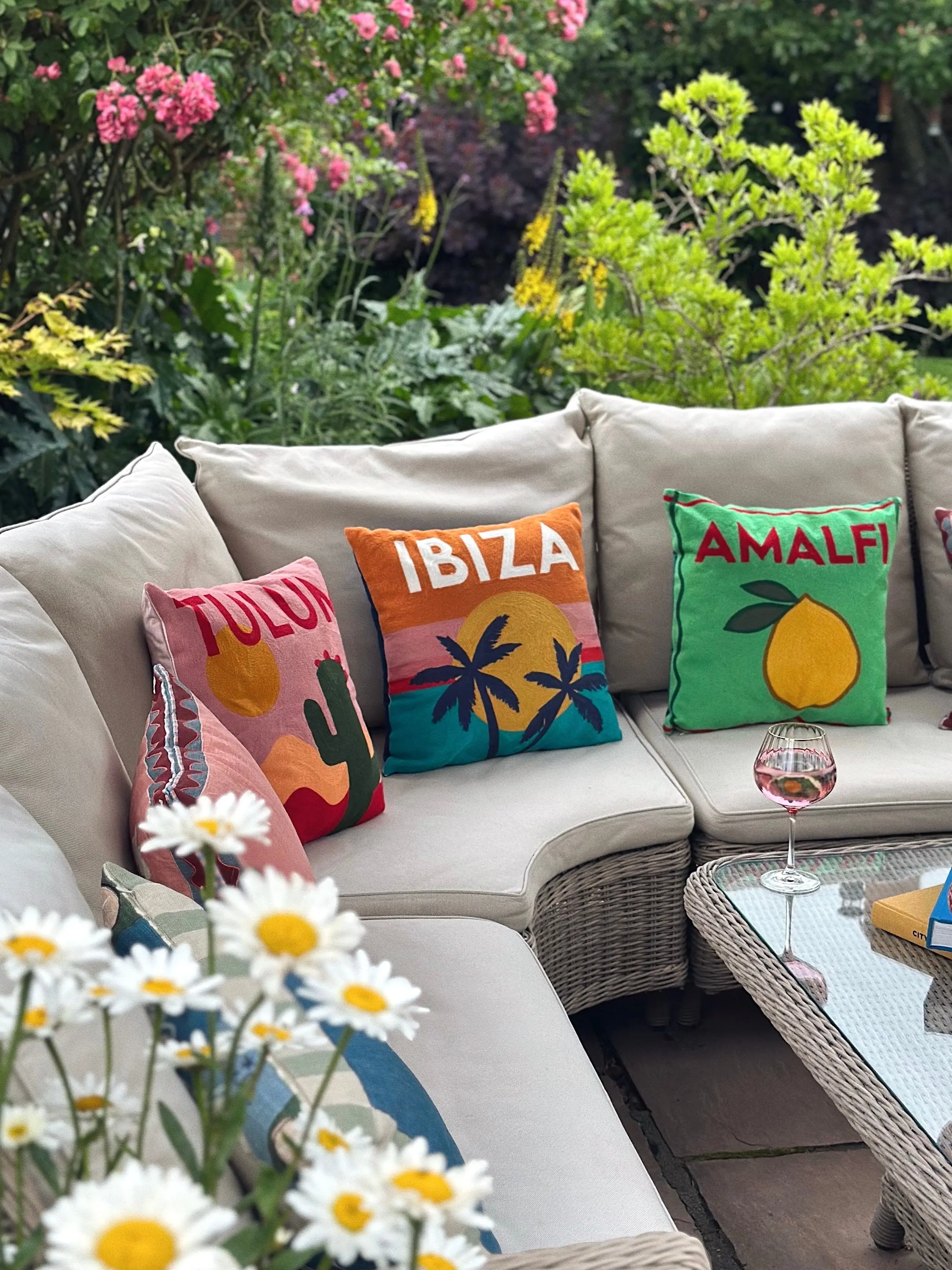 Tulum Needlepoint Cushion - Image 4