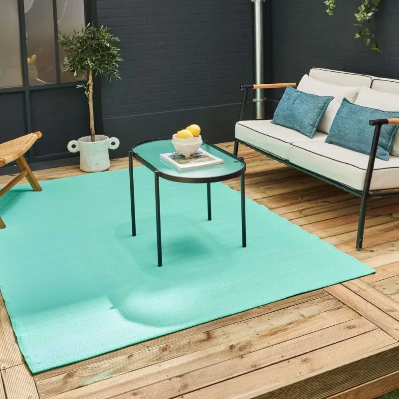 Urban Outdoor Rug Turquoise | 1000 - Image 5