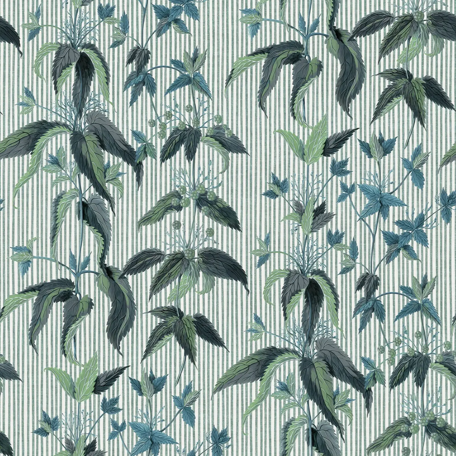 URTICA Wallpaper - Myrtle Stripe