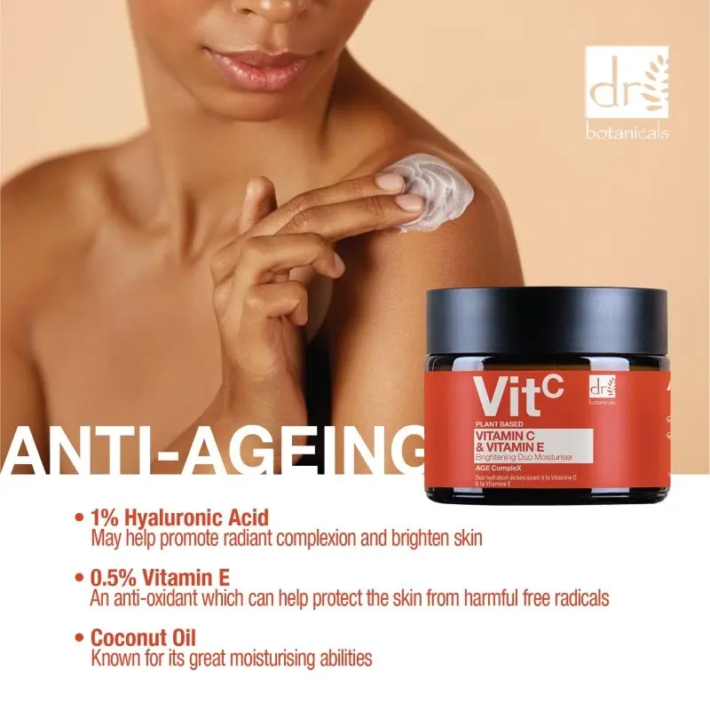 Vitamin C 1% & Vitamin E Brightening Duo Moisturiser 60ml - Image 3