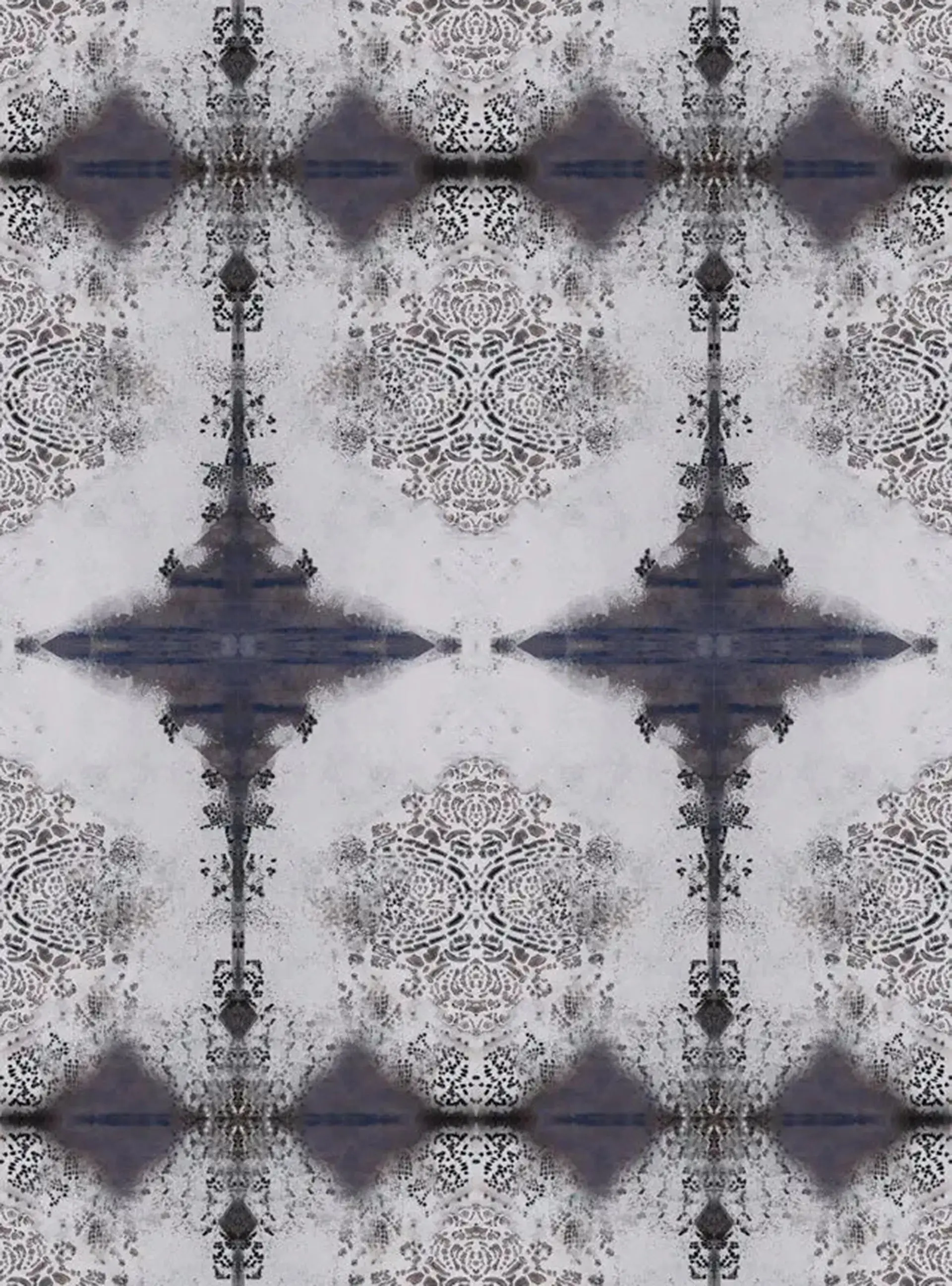 Wallpaper Burano White Purple - £37.50 per sq metre