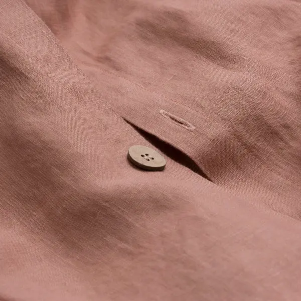 Warm Clay Linen & Cotton Pillowcases (Pair) - Image 3