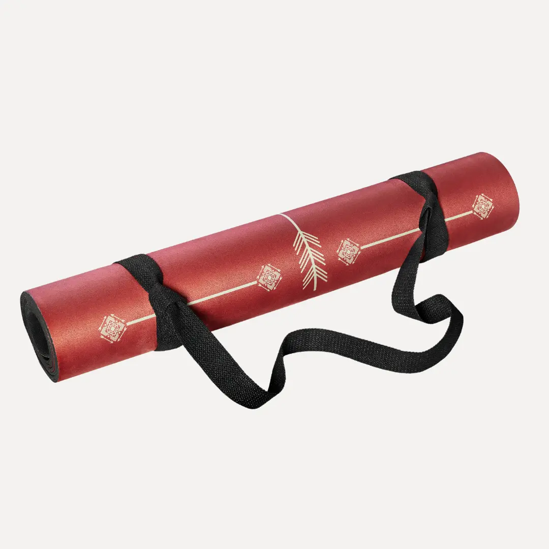 Warrior Red Velvet - Sustainable Yoga Mat - Image 5