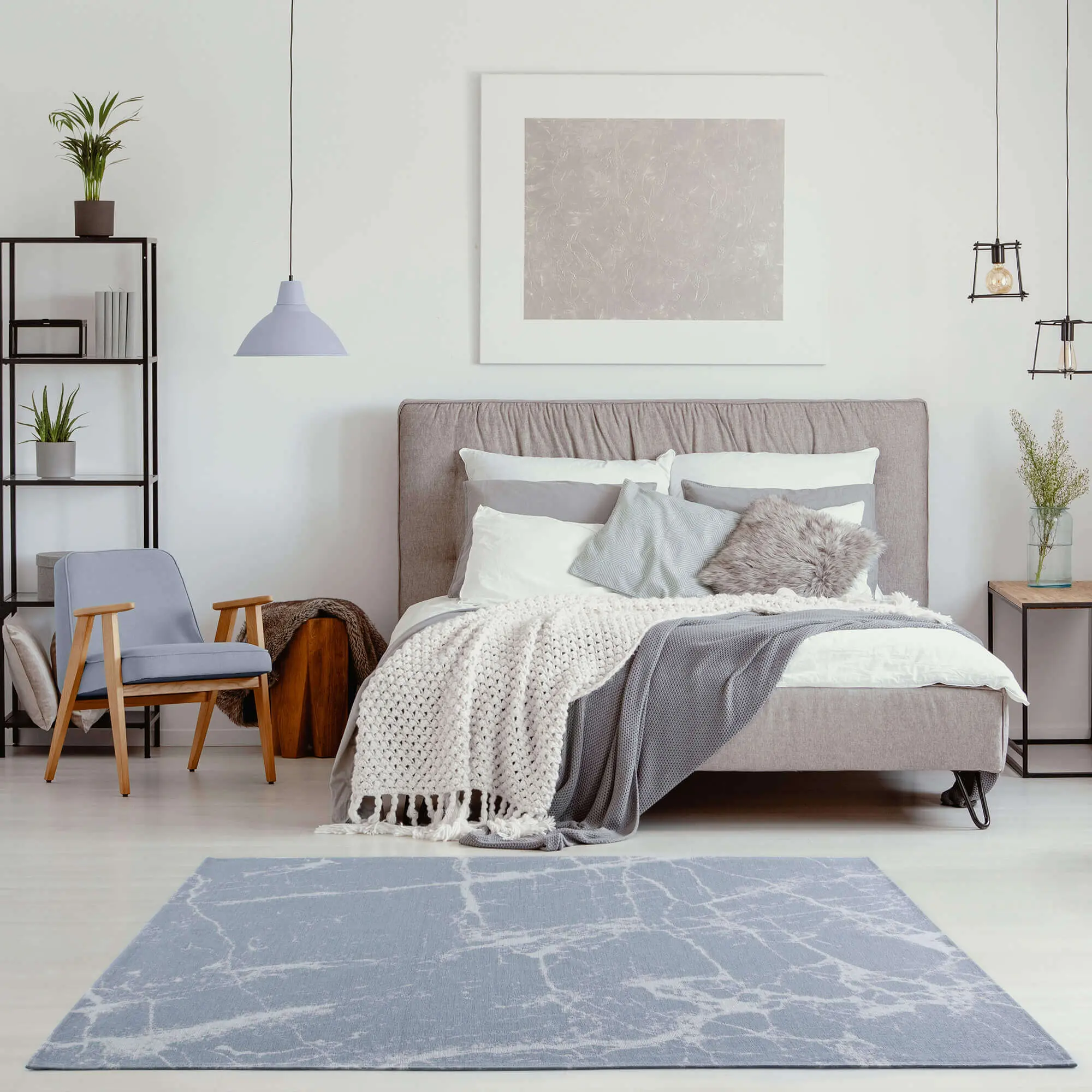 Washable Rug Carina Blue | 6955 - Image 7