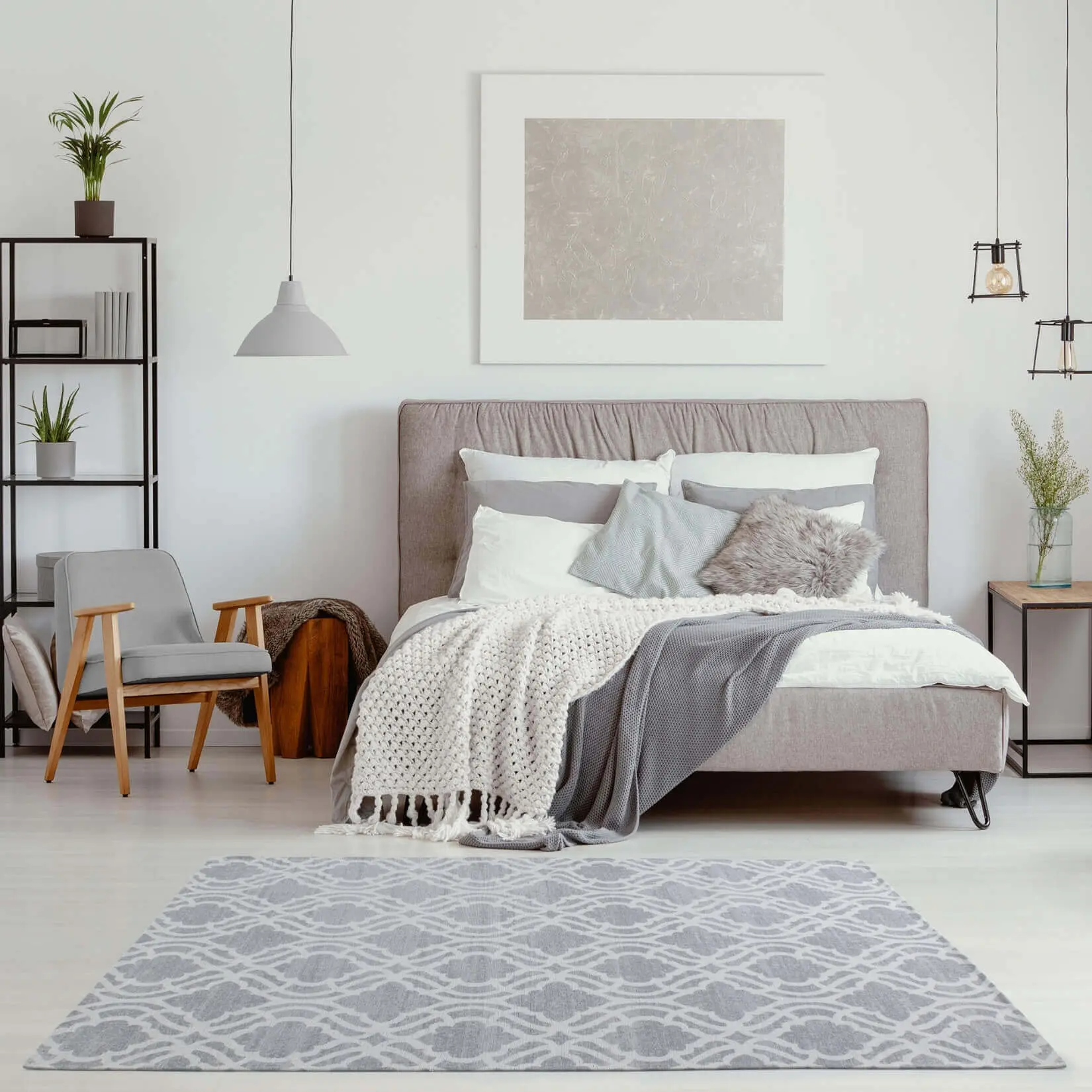 Washable Rug Carina Grey | 6901G - Image 8