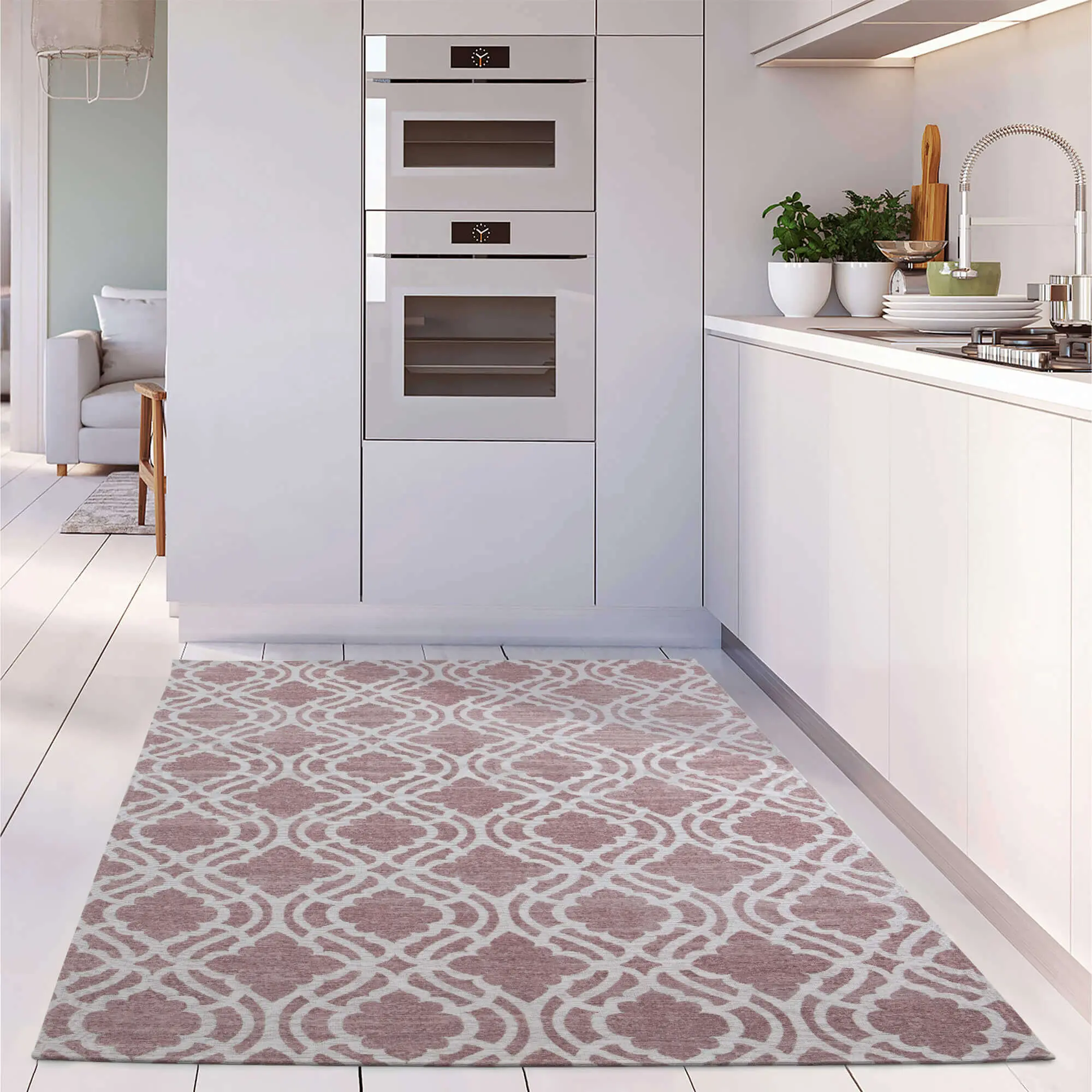 Washable Rug Carina Pink | 6902P - Image 8