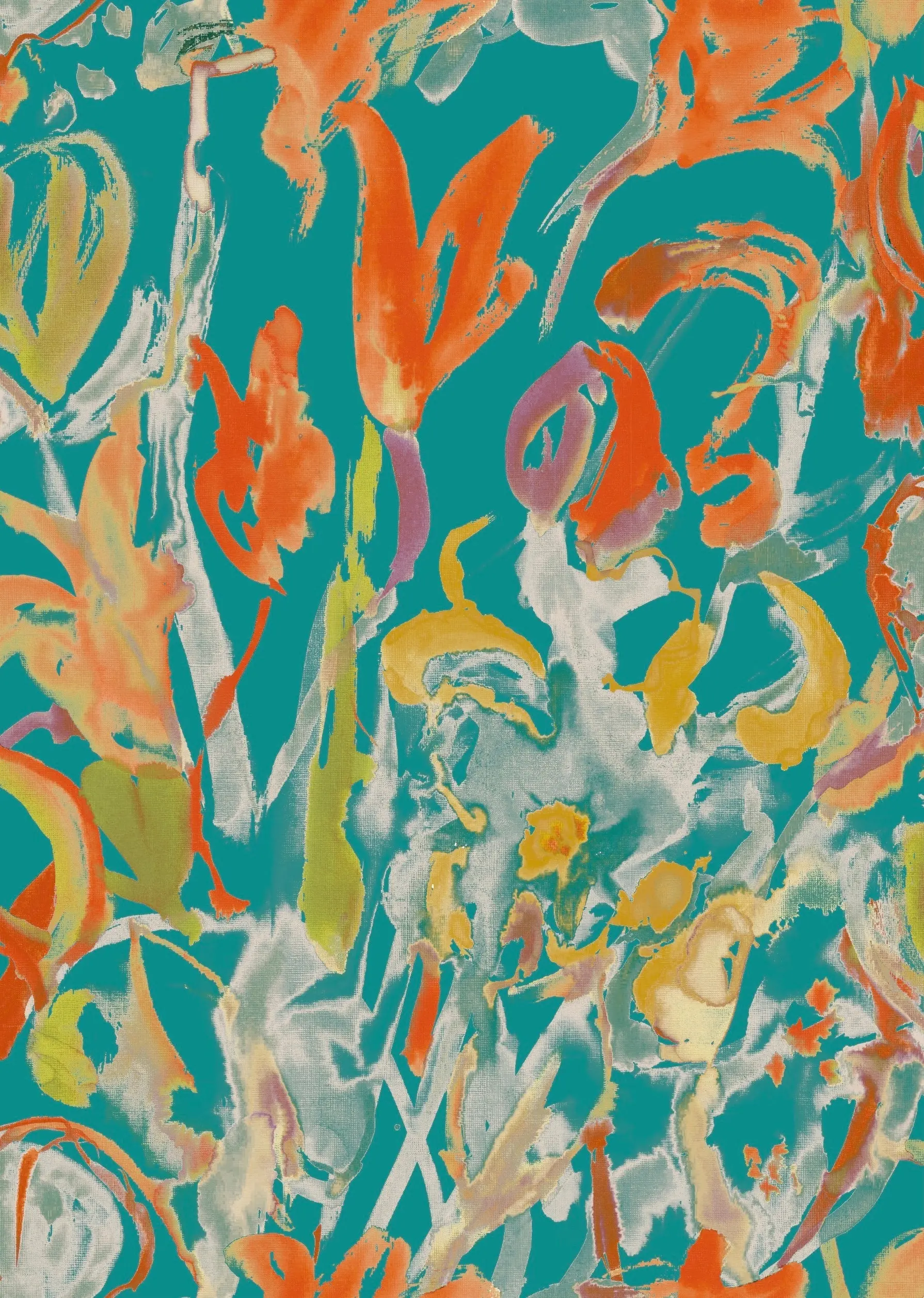 Watercolour Floral Wallpaper - Image 11