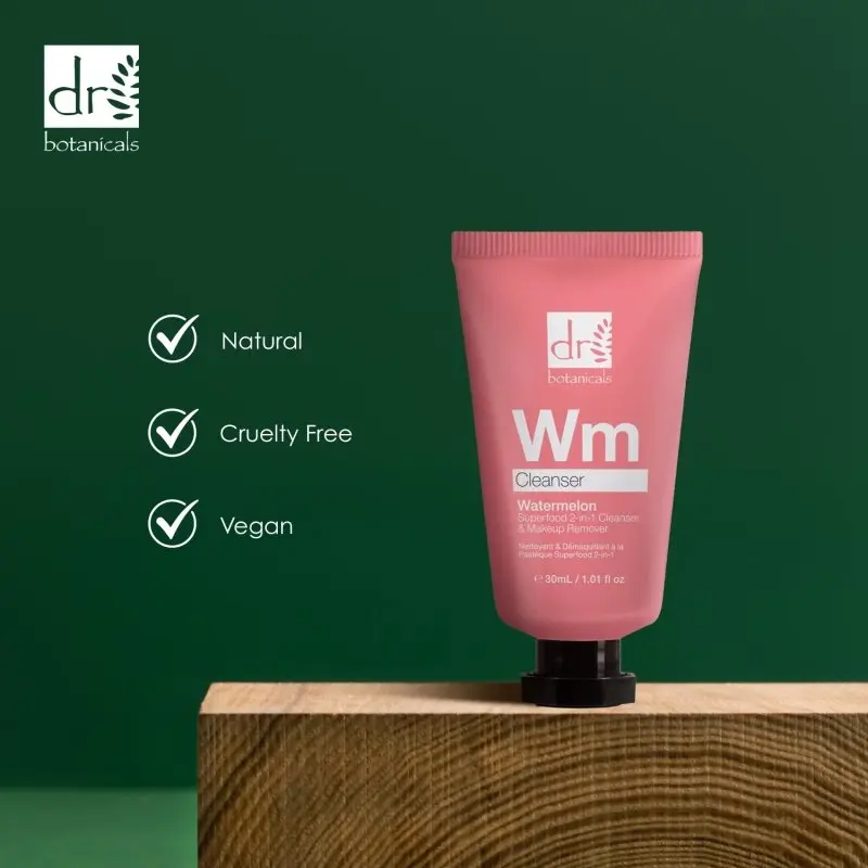 Watermelon Superfood 2-In-1 Cleanser & Makeup Remover 30ml - Image 4