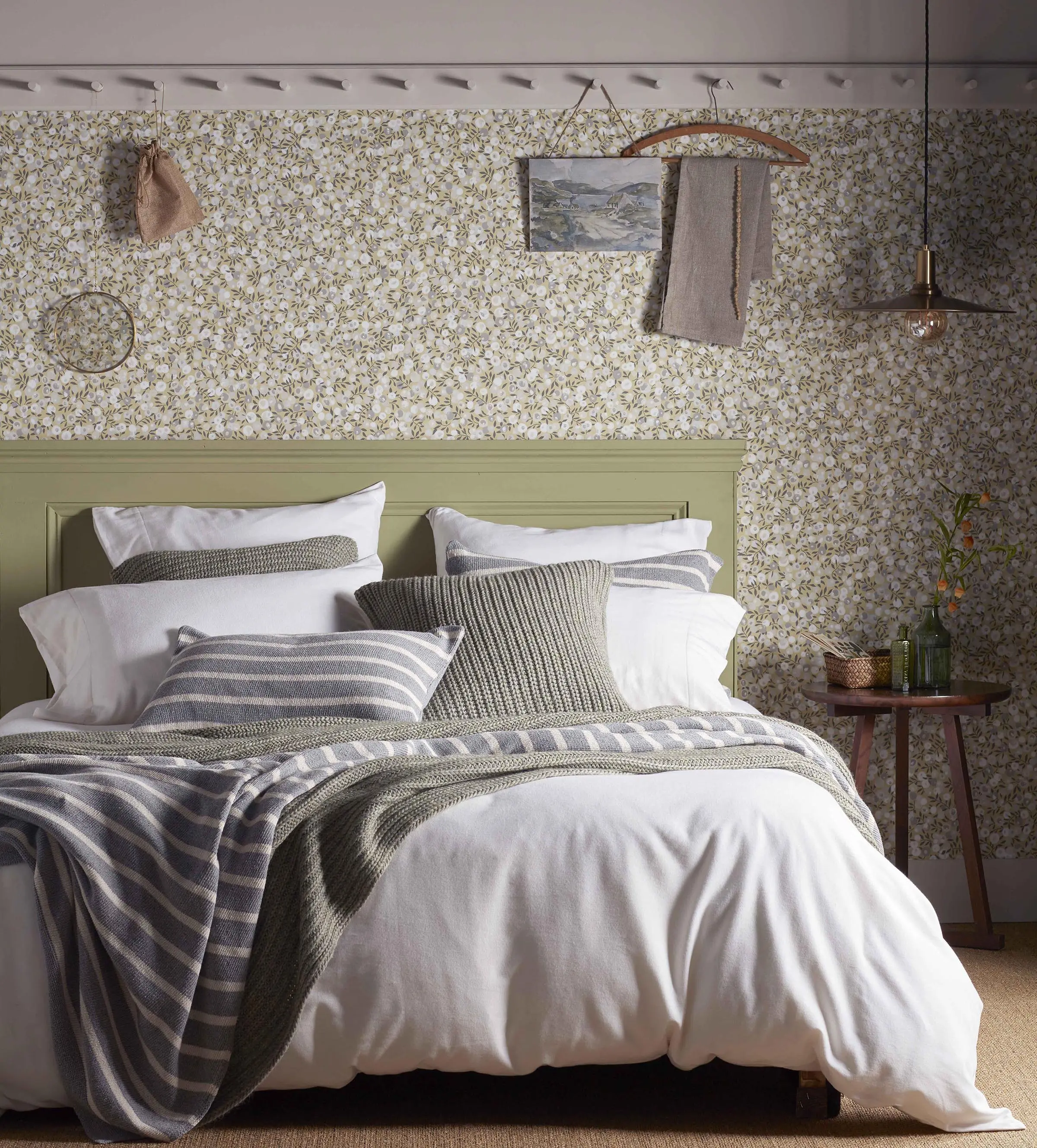 White Henry Brushed 100% Organic Cotton Flat Sheet