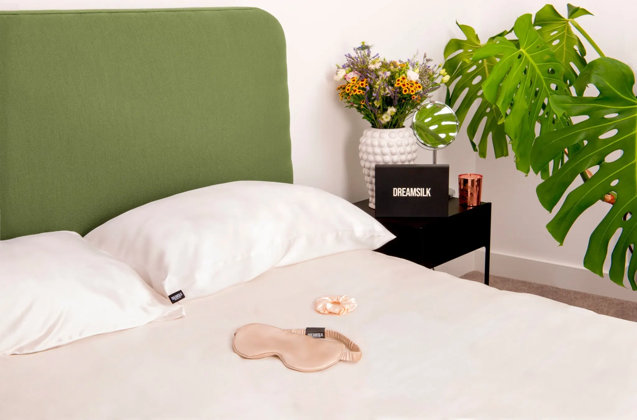 White Silk Pillowcase - Standard - Image 7