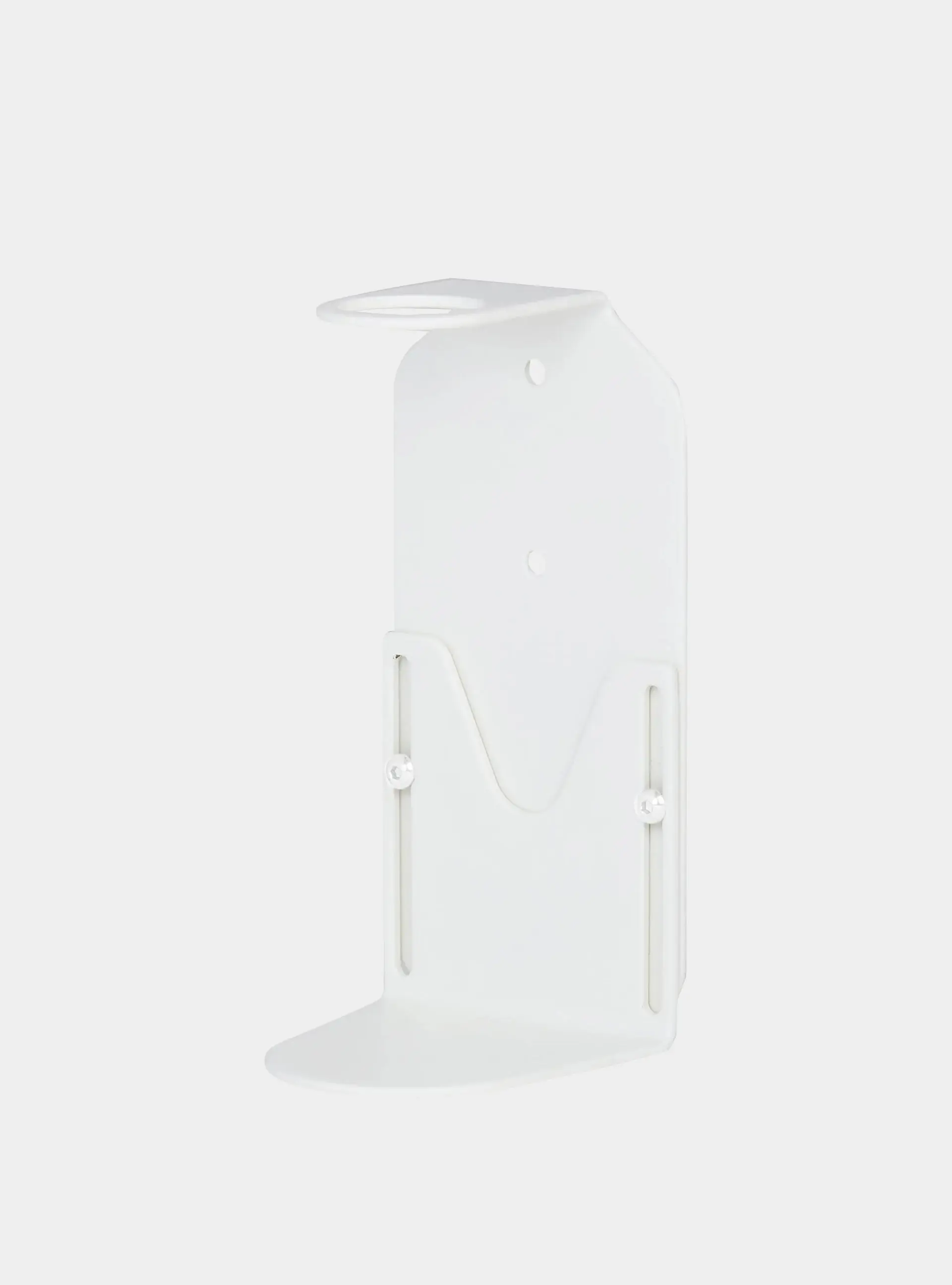 White Single Wall Mounted Soap Dispenser