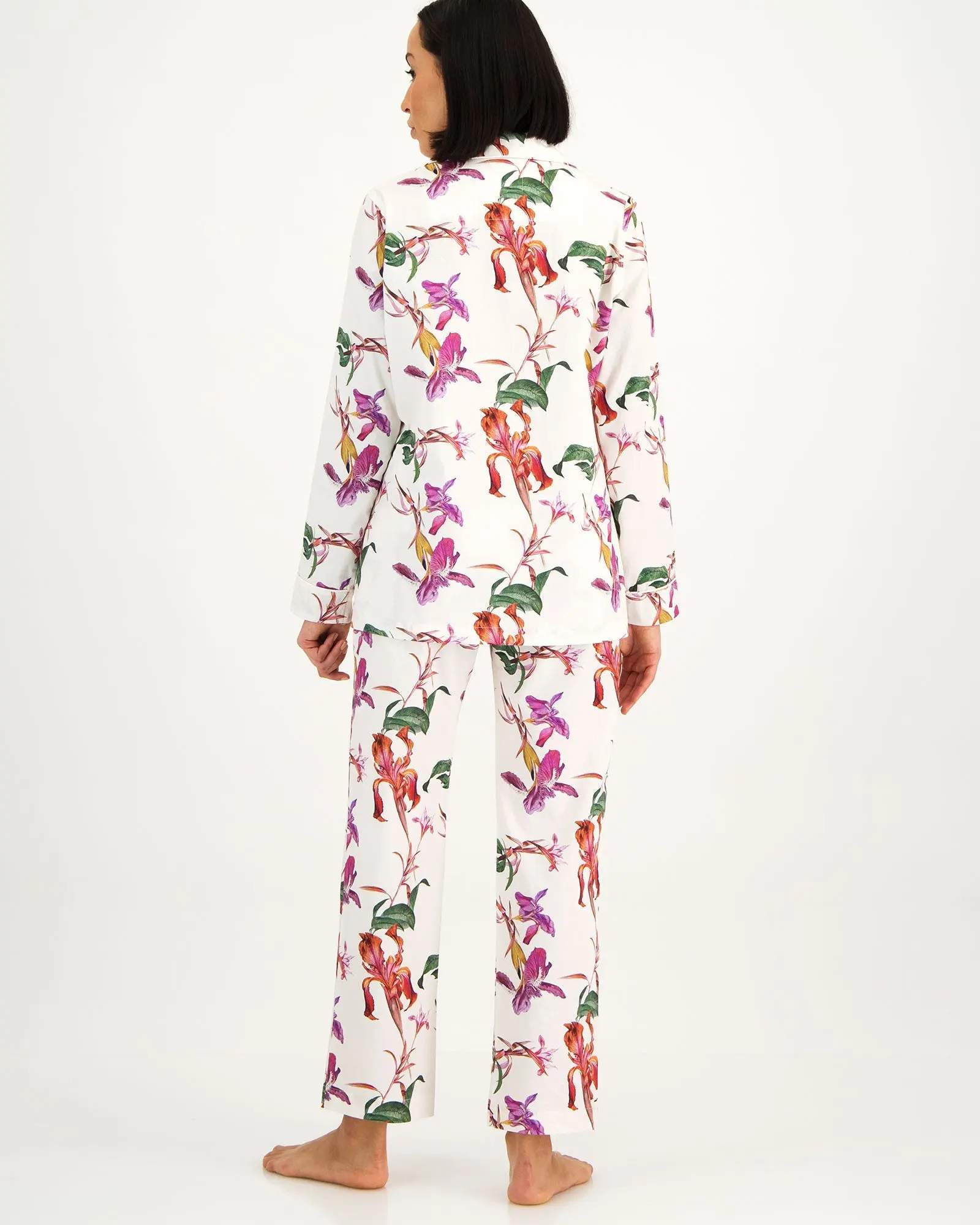 Iris White Women's Pyjama Trouser Set - Image 2