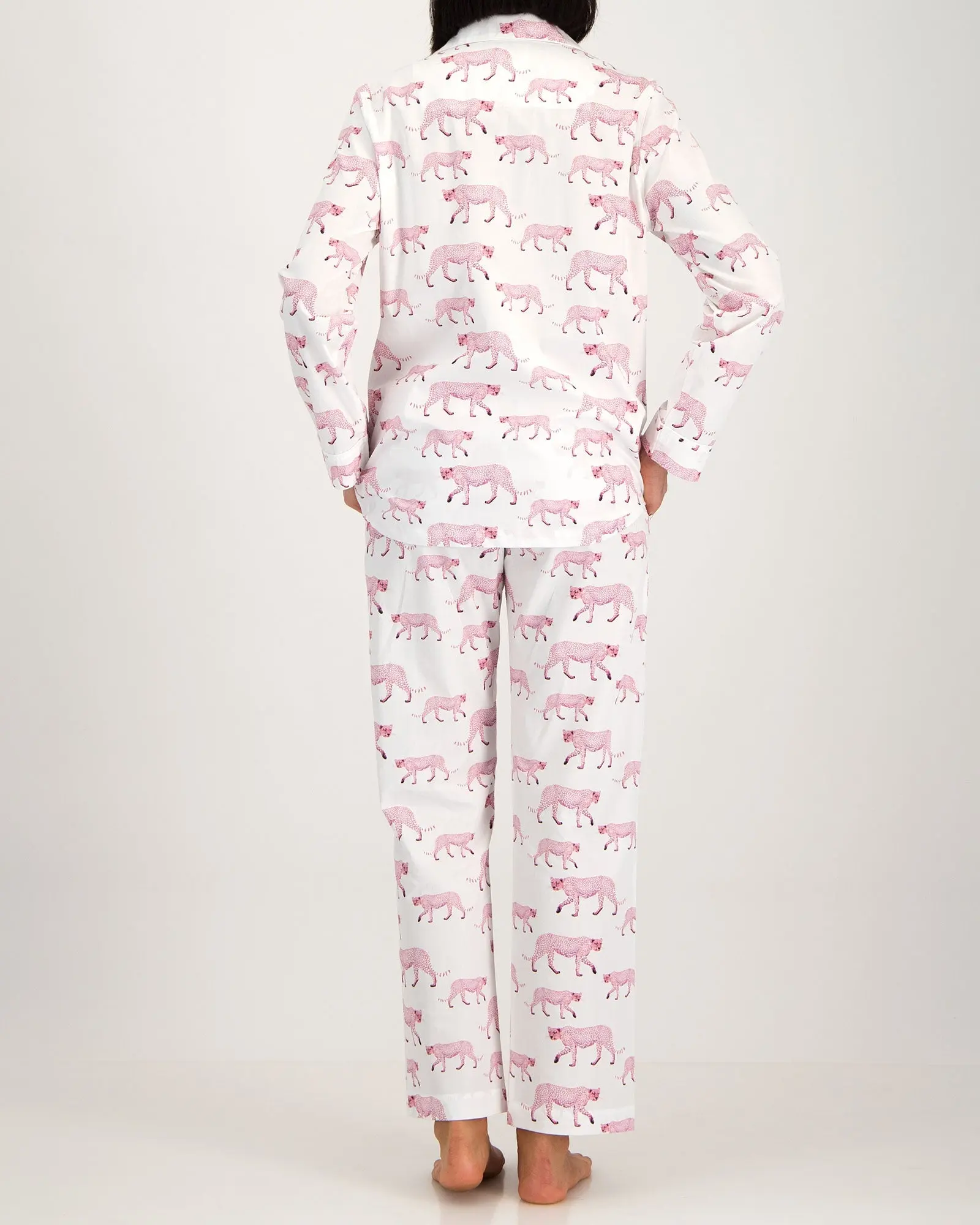 Pink Cheetahs Women's Pyjama Trouser Set - Image 3