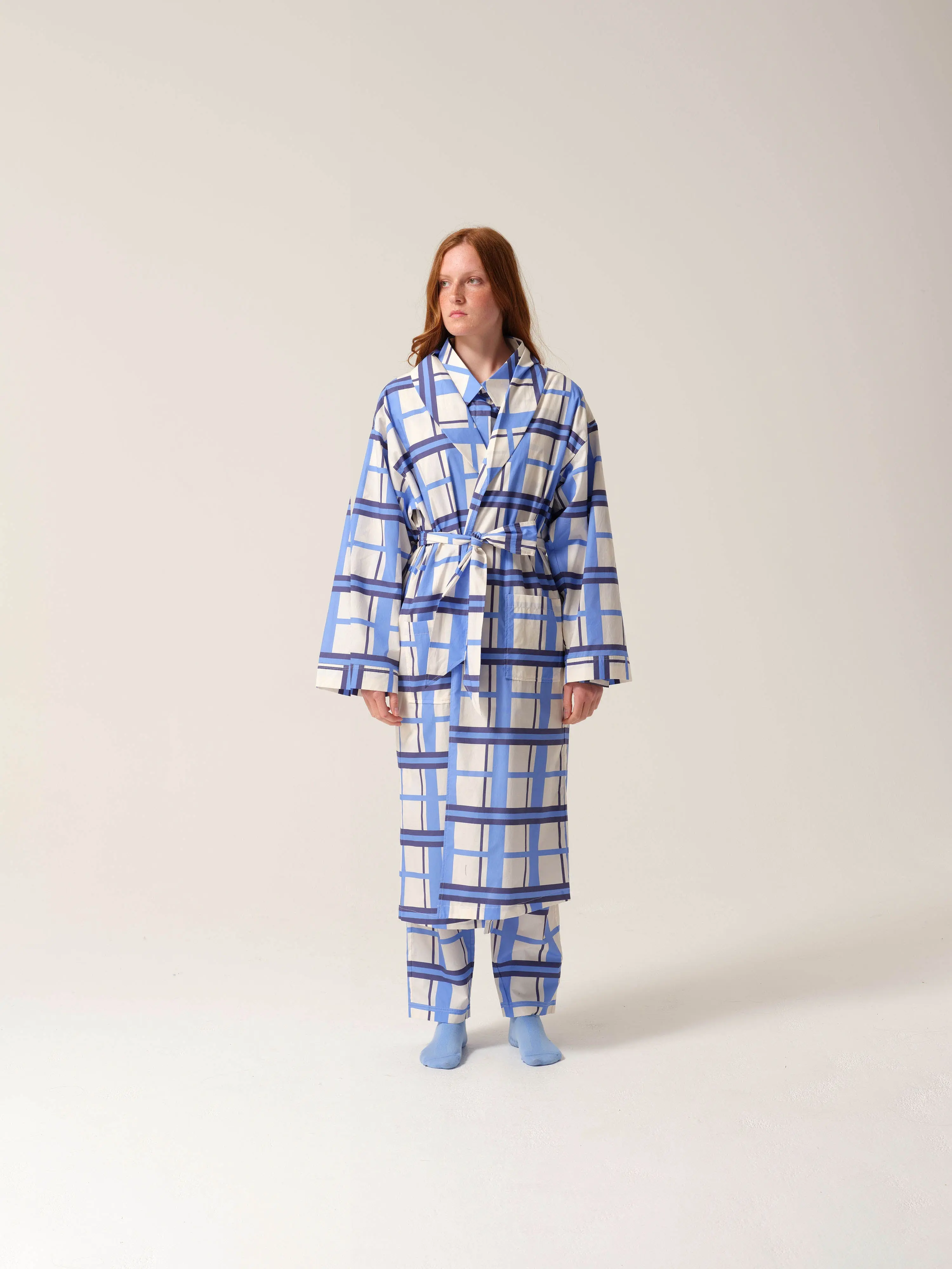 Womens Out Of The Blue Hush Dressing Gown - Image 2