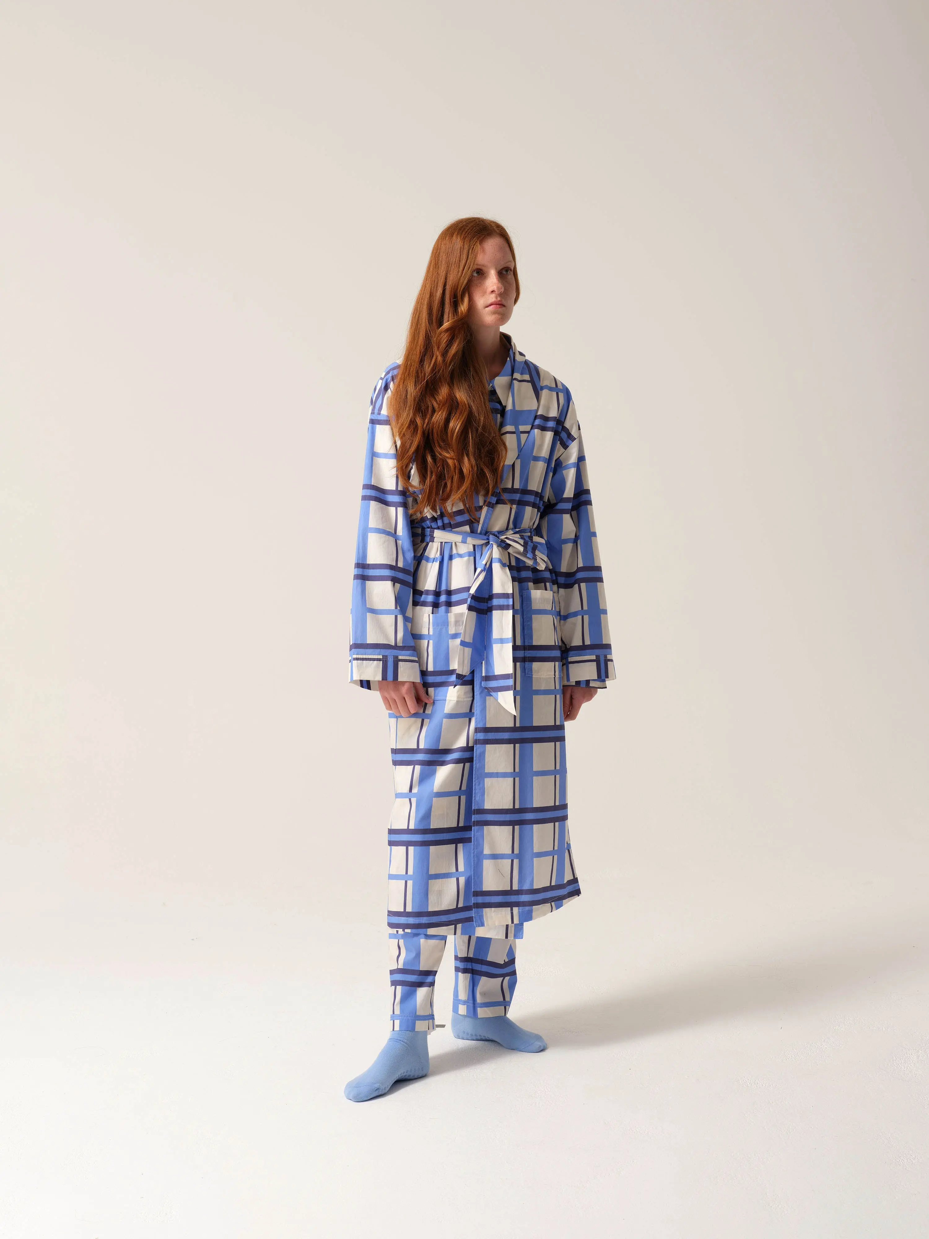 Womens Out Of The Blue Hush Dressing Gown - Image 5