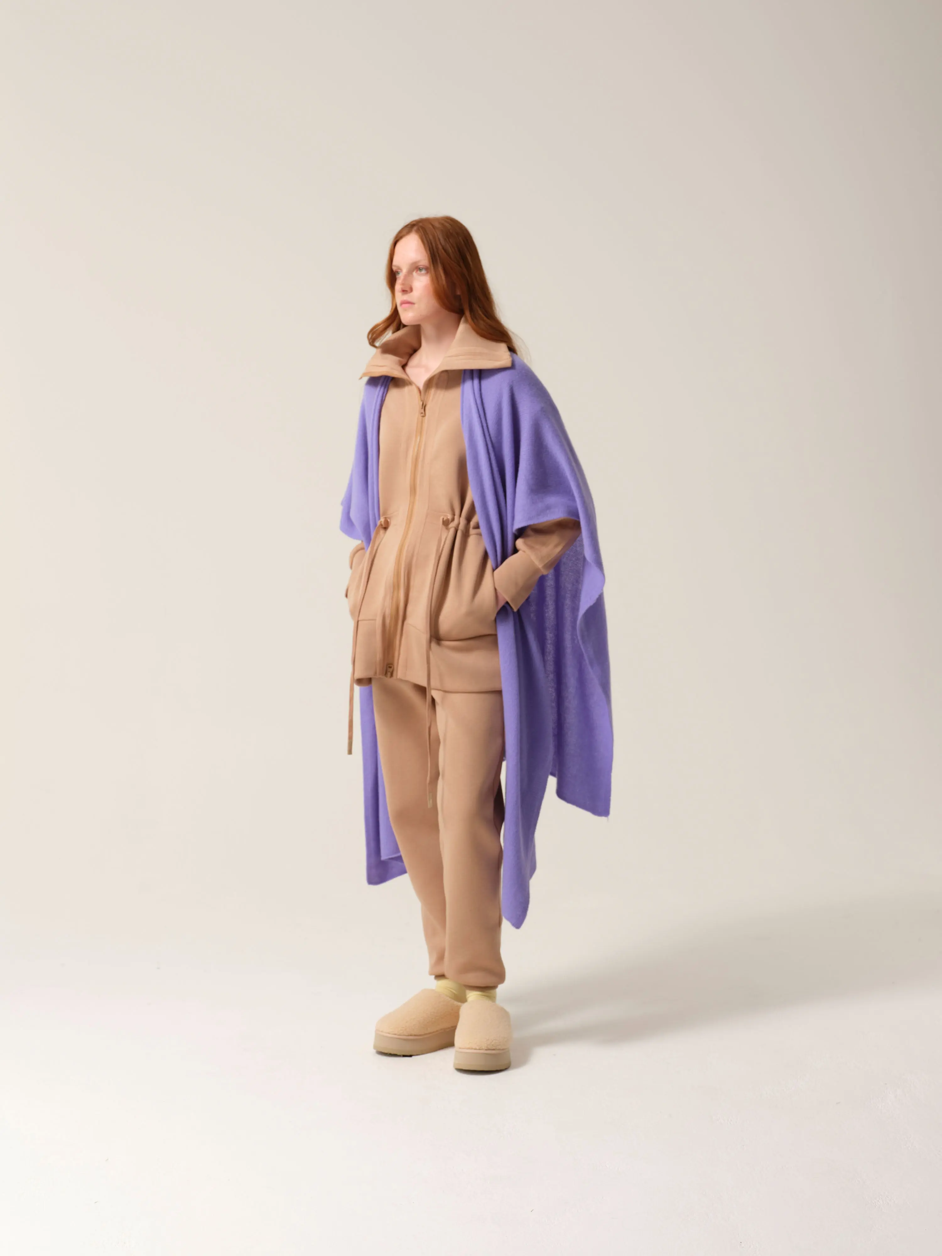 Womens Testing 1-2-3 Tracksuit Caramel - Image 4
