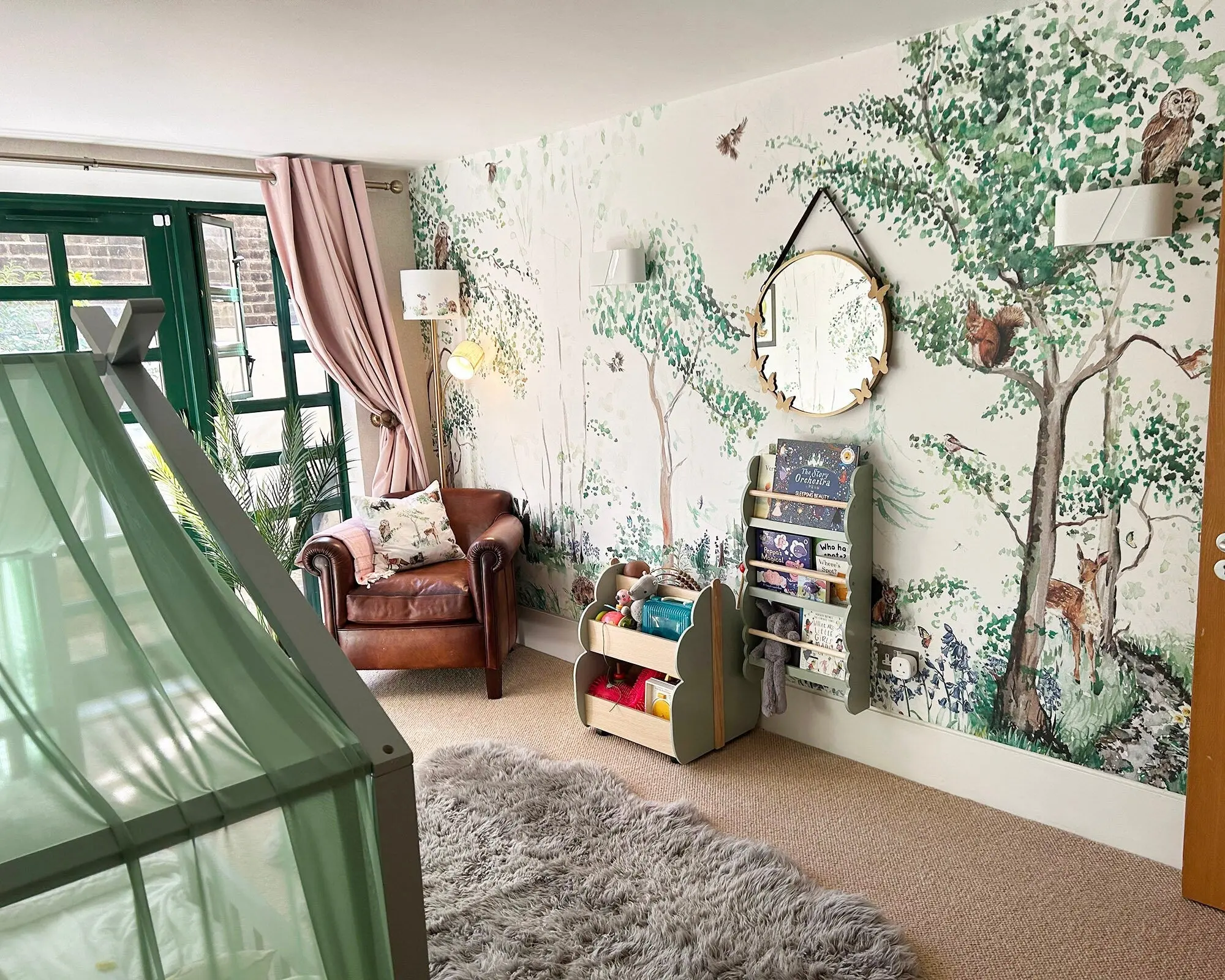 Woodland Animals Children's Mural Wallpaper - Image 3