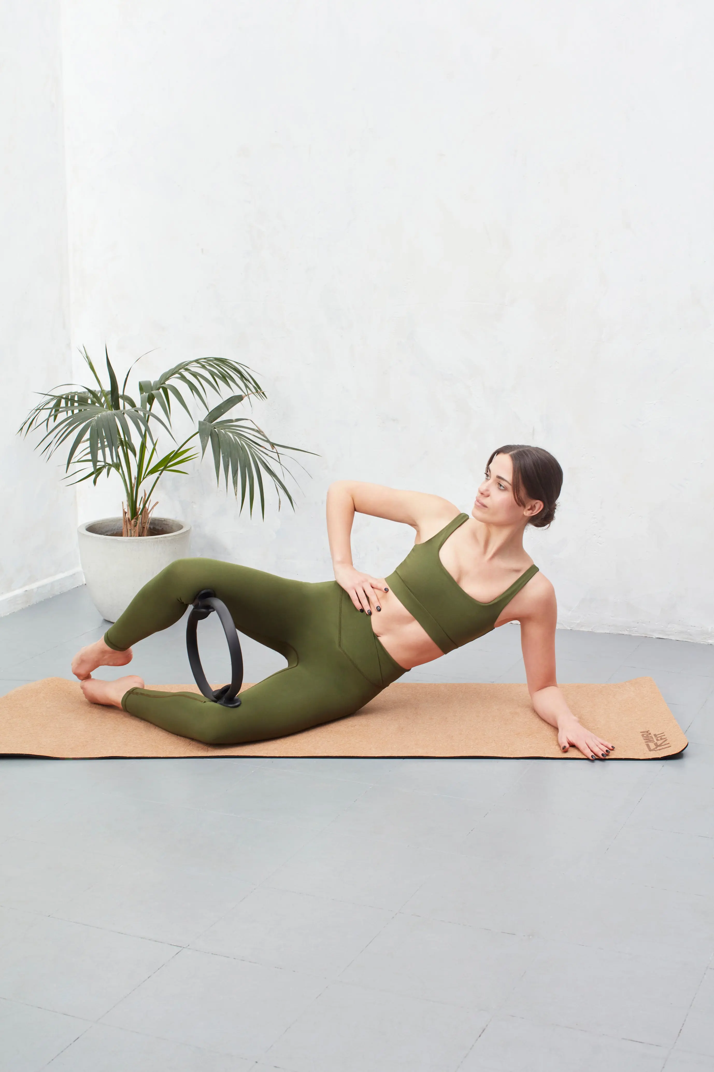 Earth Khaki Wrap Leggings