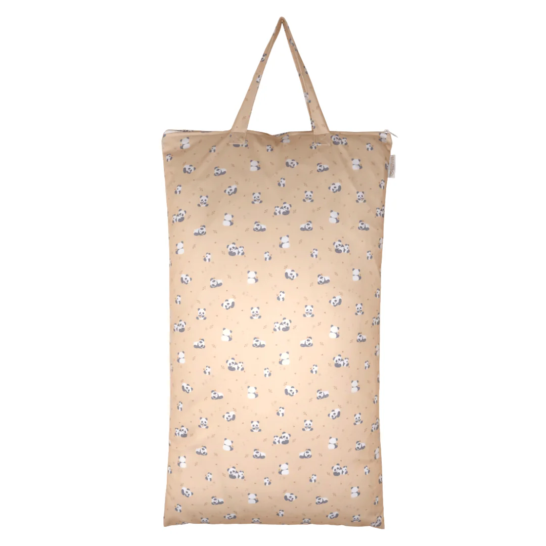 XL Wet Bag - Reusable Cloth Nappy Pail - Pandas