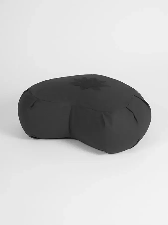 Yoga Studio GOTS Organic Cotton Crescent Lotus Zafu Buckwheat Cushion - Image 19