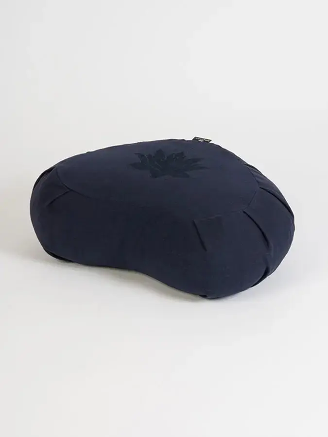 Yoga Studio GOTS Organic Cotton Crescent Lotus Zafu Buckwheat Cushion - Image 28