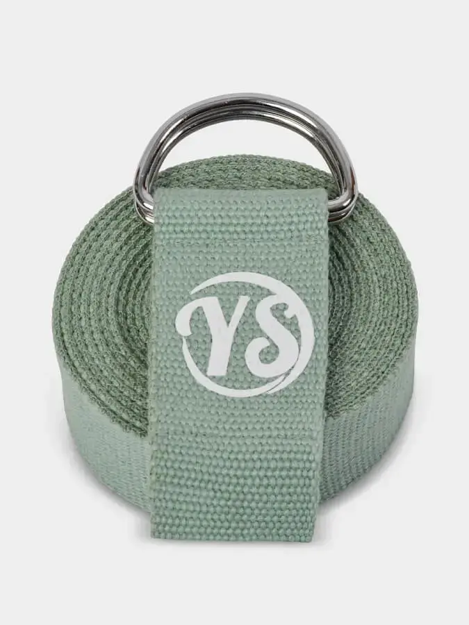 Yoga Studio GOTS Organic Cotton D-Ring 2.5m Yoga Belt Strap - Image 16