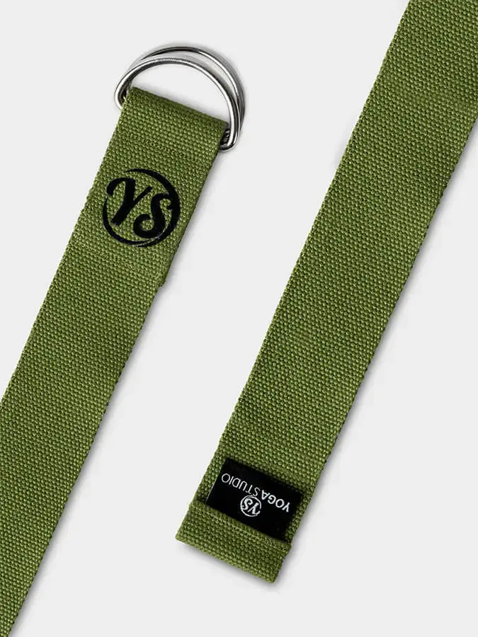 Yoga Studio GOTS Organic Cotton D-Ring 2.5m Yoga Belt Strap - Image 38