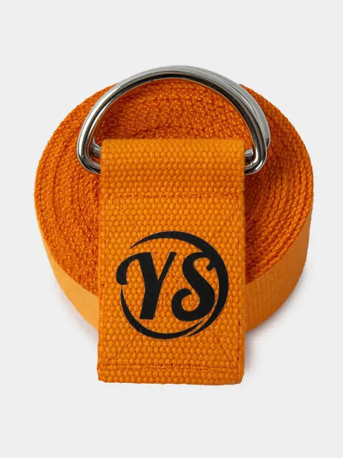 Yoga Studio GOTS Organic Cotton D-Ring 2.5m Yoga Belt Strap - Image 6
