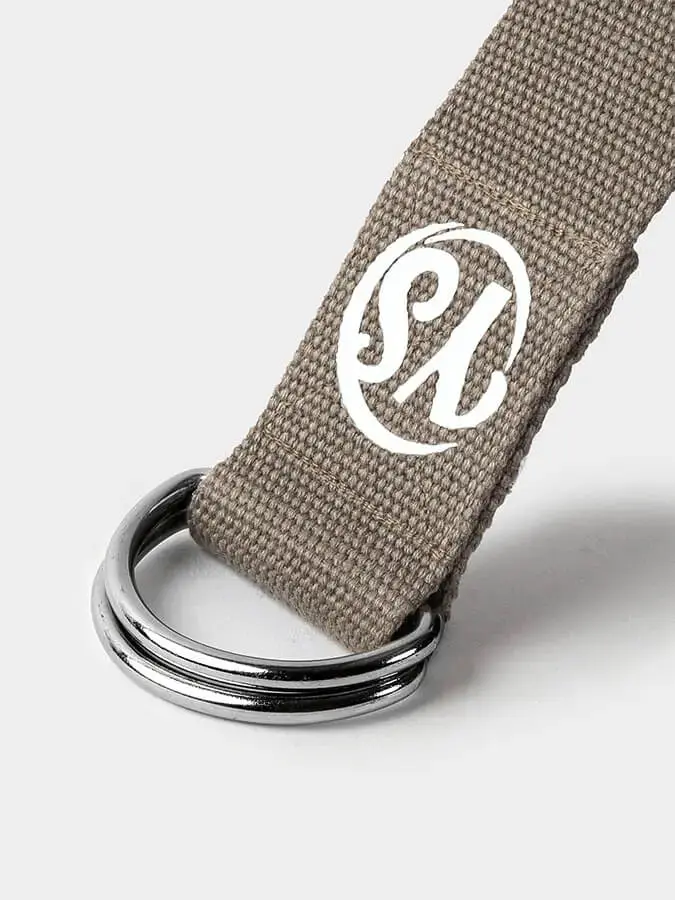 Yoga Studio GOTS Organic Cotton D-Ring 2.5m Yoga Belt Strap - Image 64