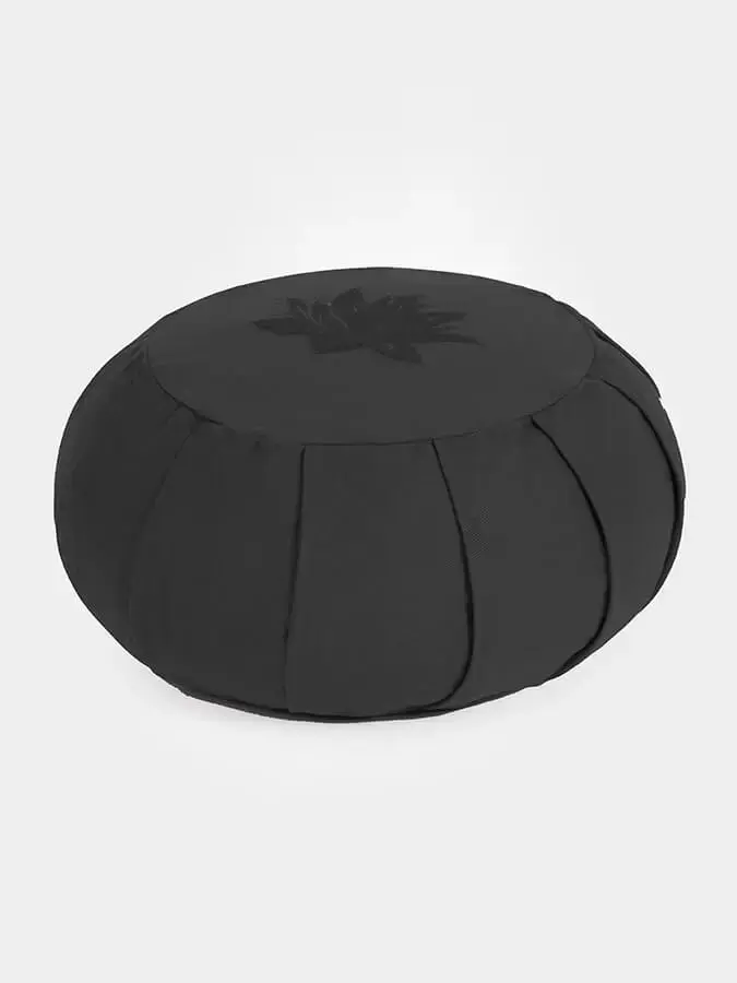 Yoga Studio GOTS Organic Cotton Round Lotus Zafu Buckwheat Cushion - Image 26