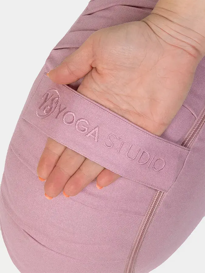 Yoga Studio GOTS Organic Cotton Round Lotus Zafu Buckwheat Cushion - Image 7