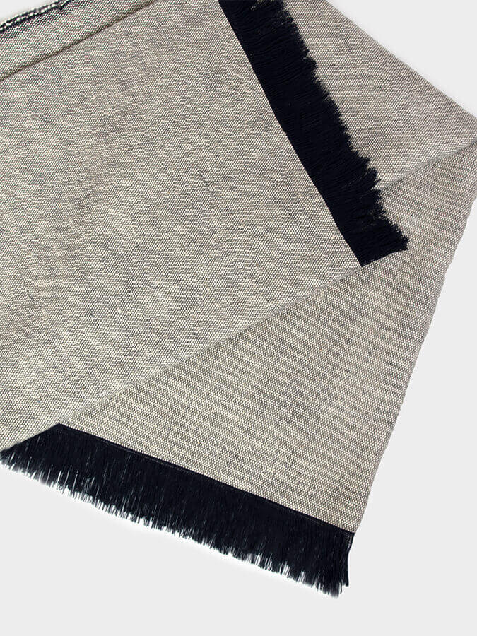 Yoga Studio GOTS Organic Cotton Two Toned Yoga Blanket - Image 12