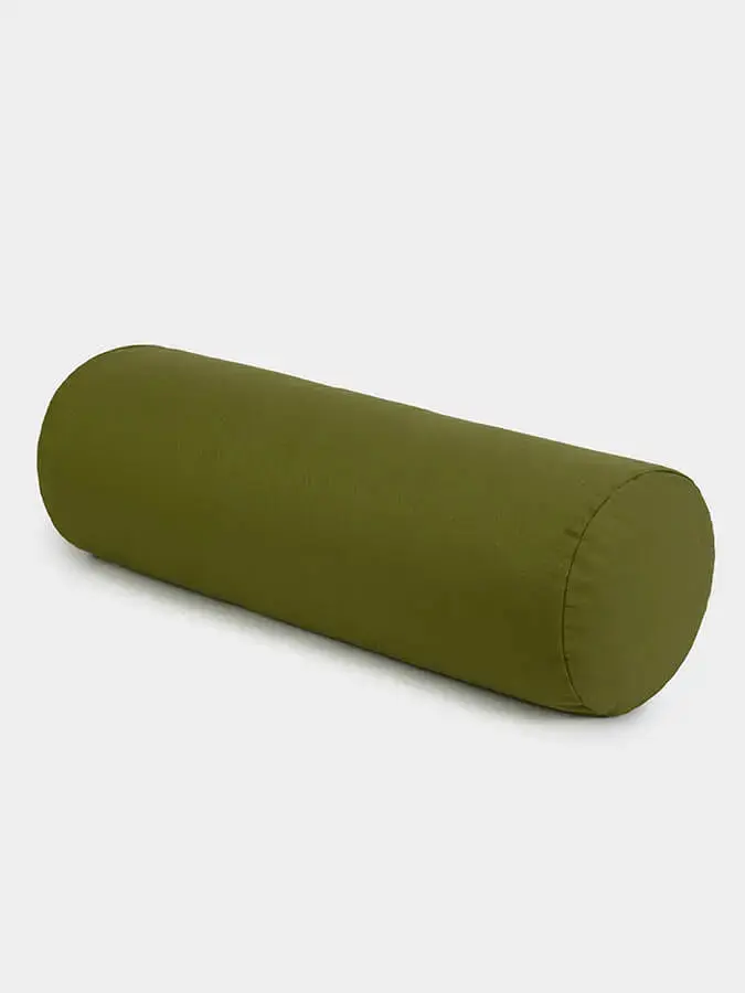 Yoga Studio Organic Buckwheat Meditation Bolster Cushion - Image 36