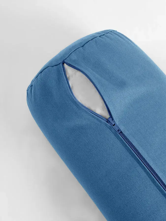 Yoga Studio Organic Cotton Buckwheat Lotus Meditation Bolster Cushion - Image 4