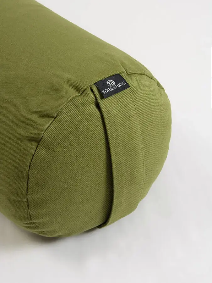Yoga Studio Organic Cotton Buckwheat Lotus Meditation Bolster Cushion - Image 44